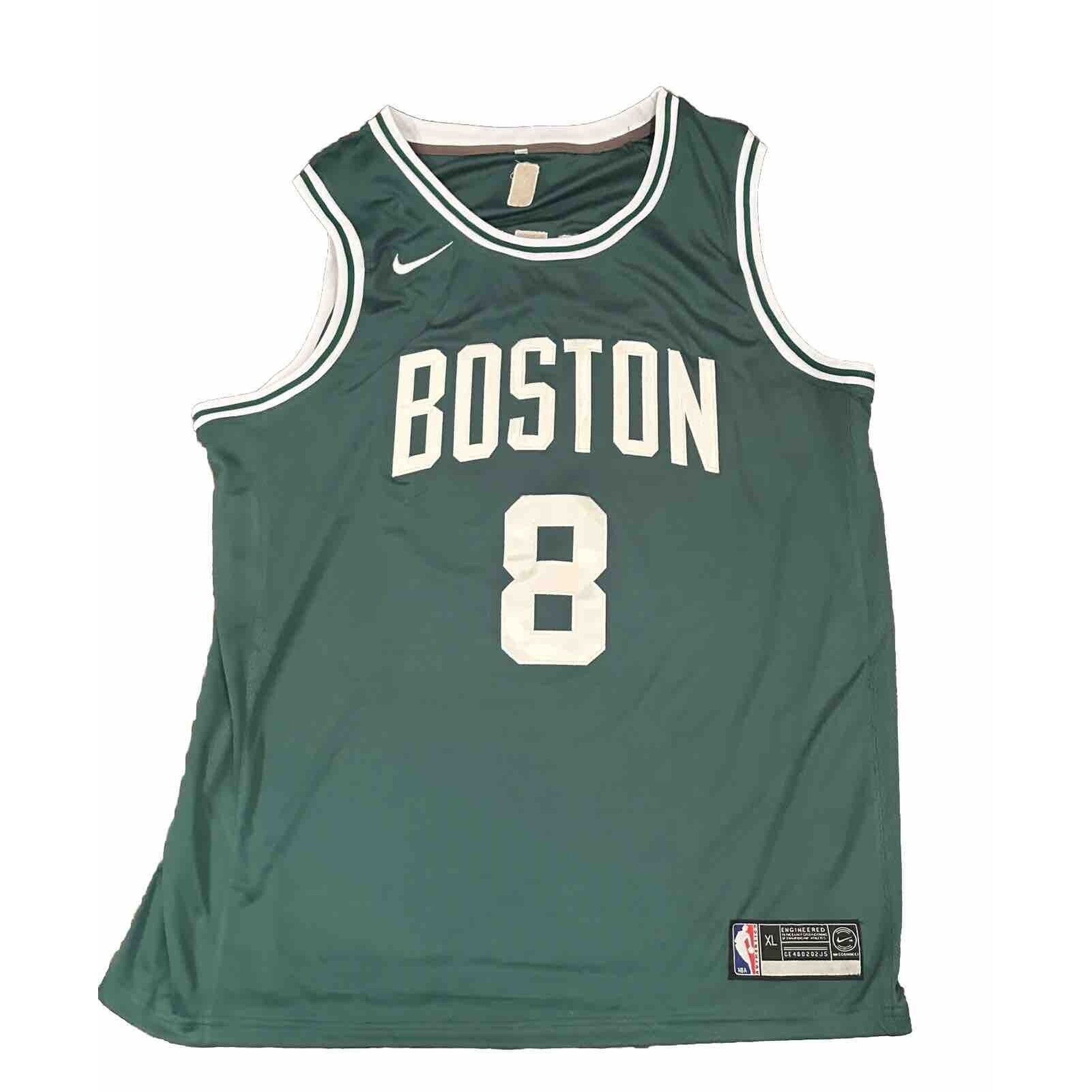 Kristaps Porzingis Autographed Boston Celtics Jersey JSA COA-Basketball-Right Off The Field