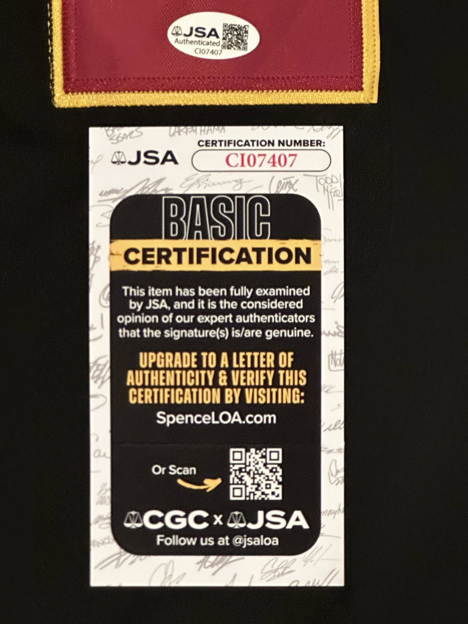 Kyrie Irving Autographed Cleveland Cavaliers Jersey JSA COA-Right Off The Field