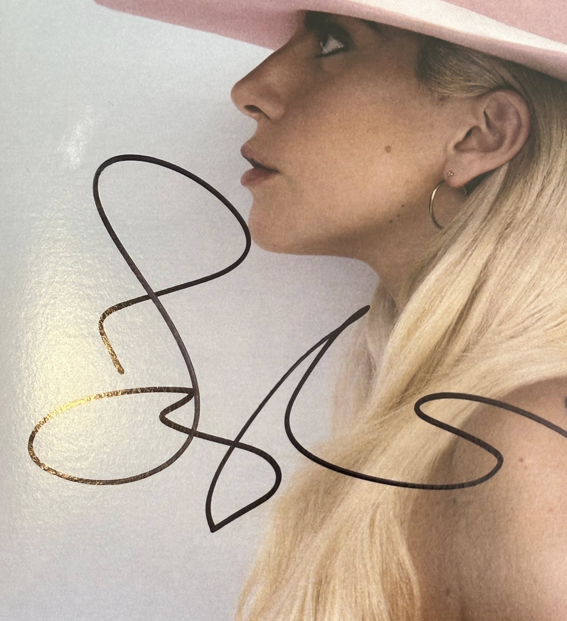 Lady Gaga Autographed Joanne Vinyl JSA COA Read Description-Right Off The Field