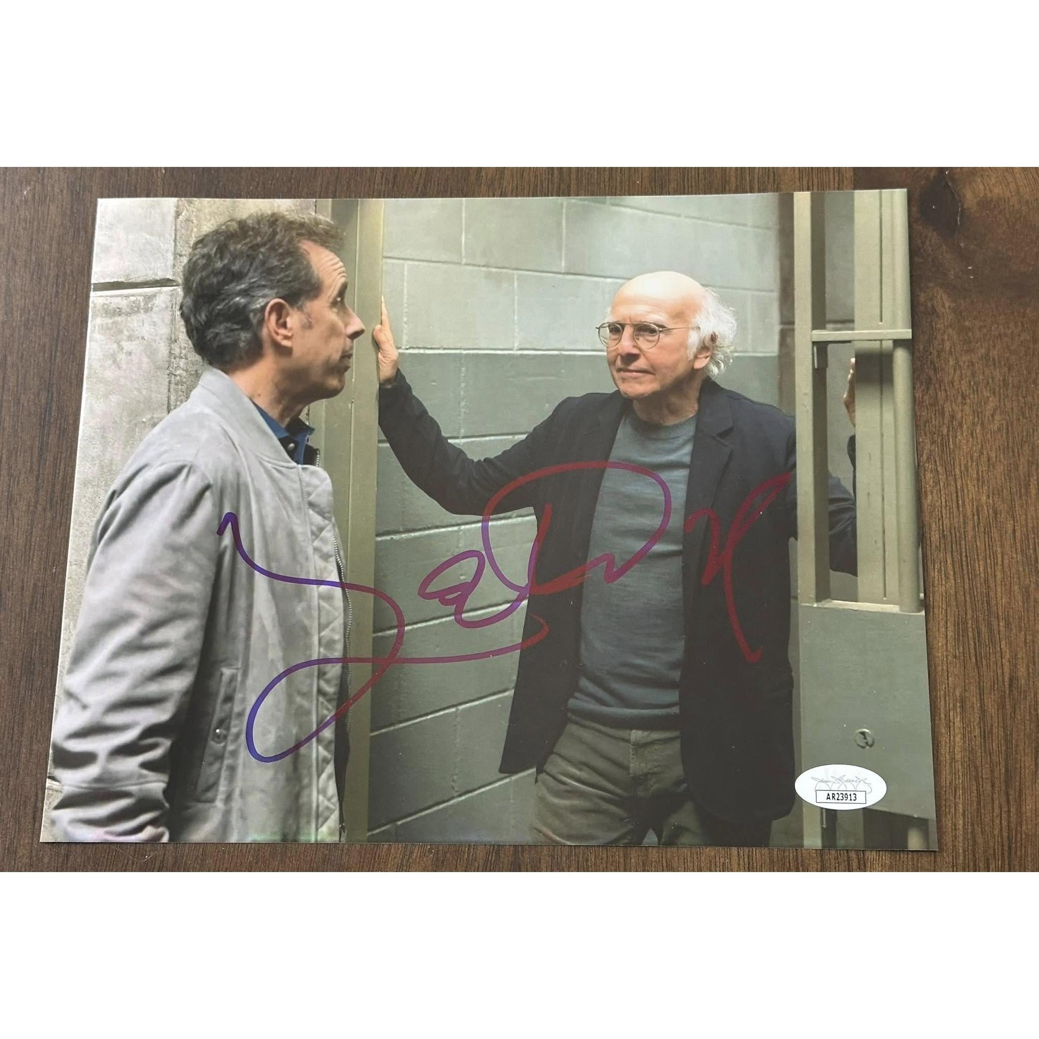Larry David Curb Your Enthusiasm Autographed 8x10 Photo JSA COA-Right Off The Field