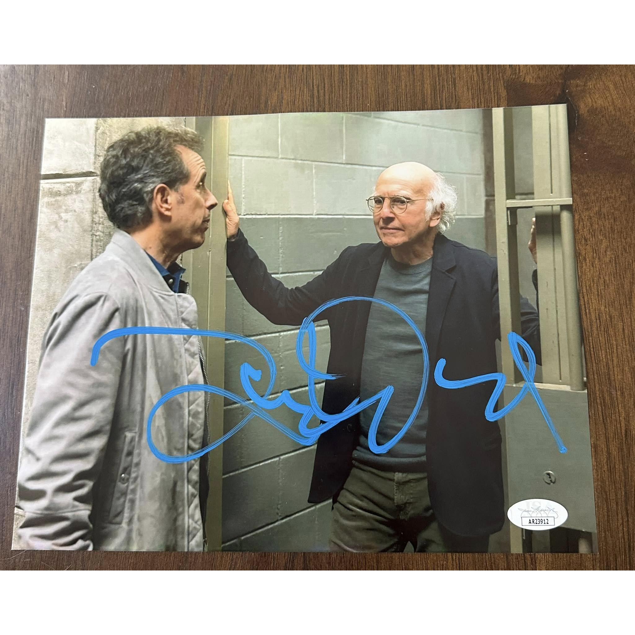 Larry David Curb Your Enthusiasm Autographed 8x10 Photo JSA COA-Right Off The Field