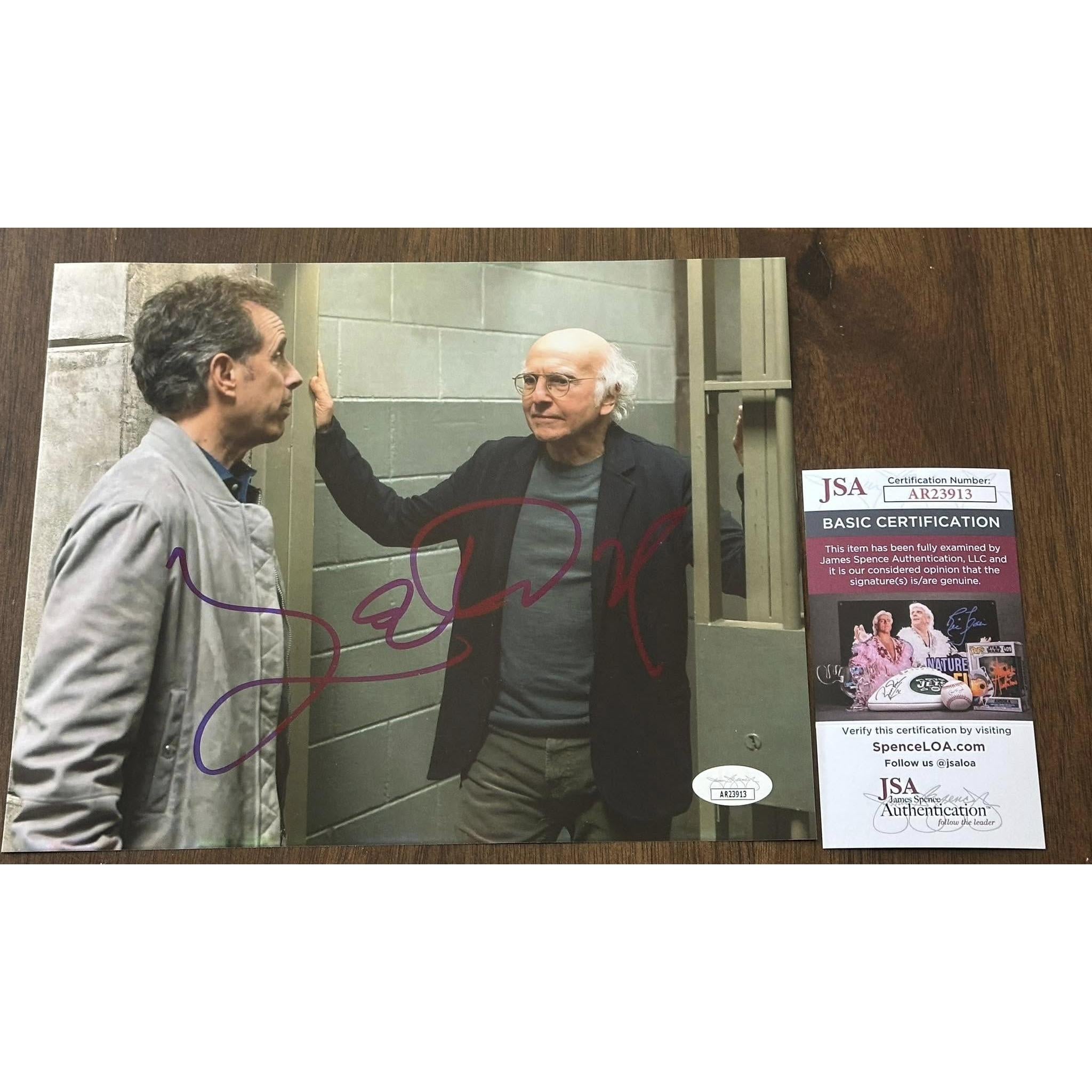 Larry David Curb Your Enthusiasm Autographed 8x10 Photo JSA COA-Right Off The Field