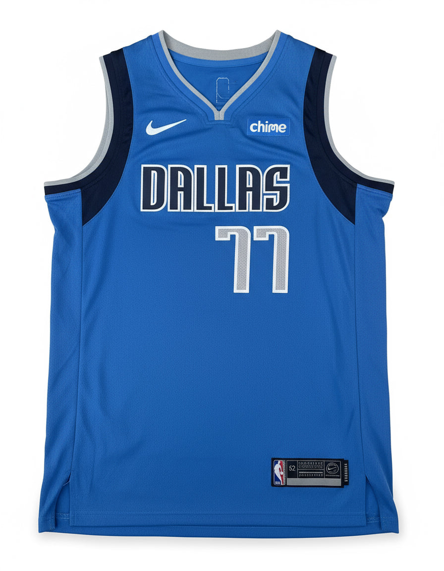 Luka Doncic Dallas Mavericks Jersey Size 52-Right Off The Field