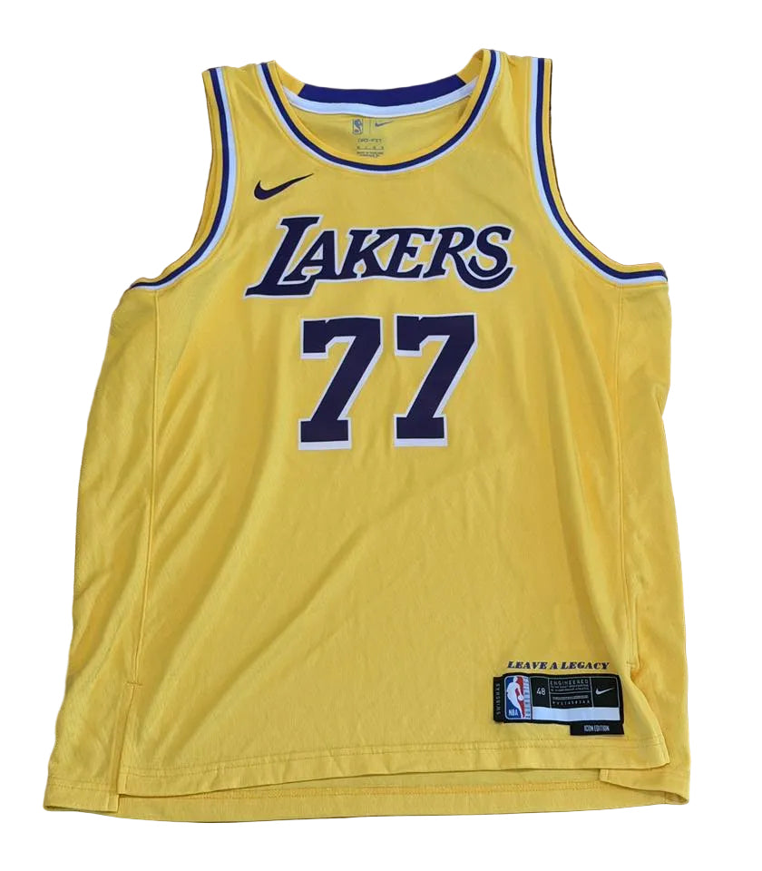 Luka Doncic Los Angeles Lakers Jersey Size 48-Right Off The Field
