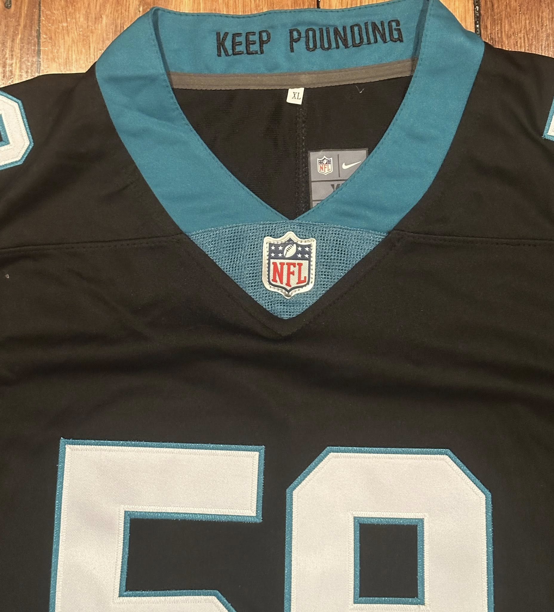 Luke Kuechly Carolina Panthers Jersey Size XL-Right Off The Field