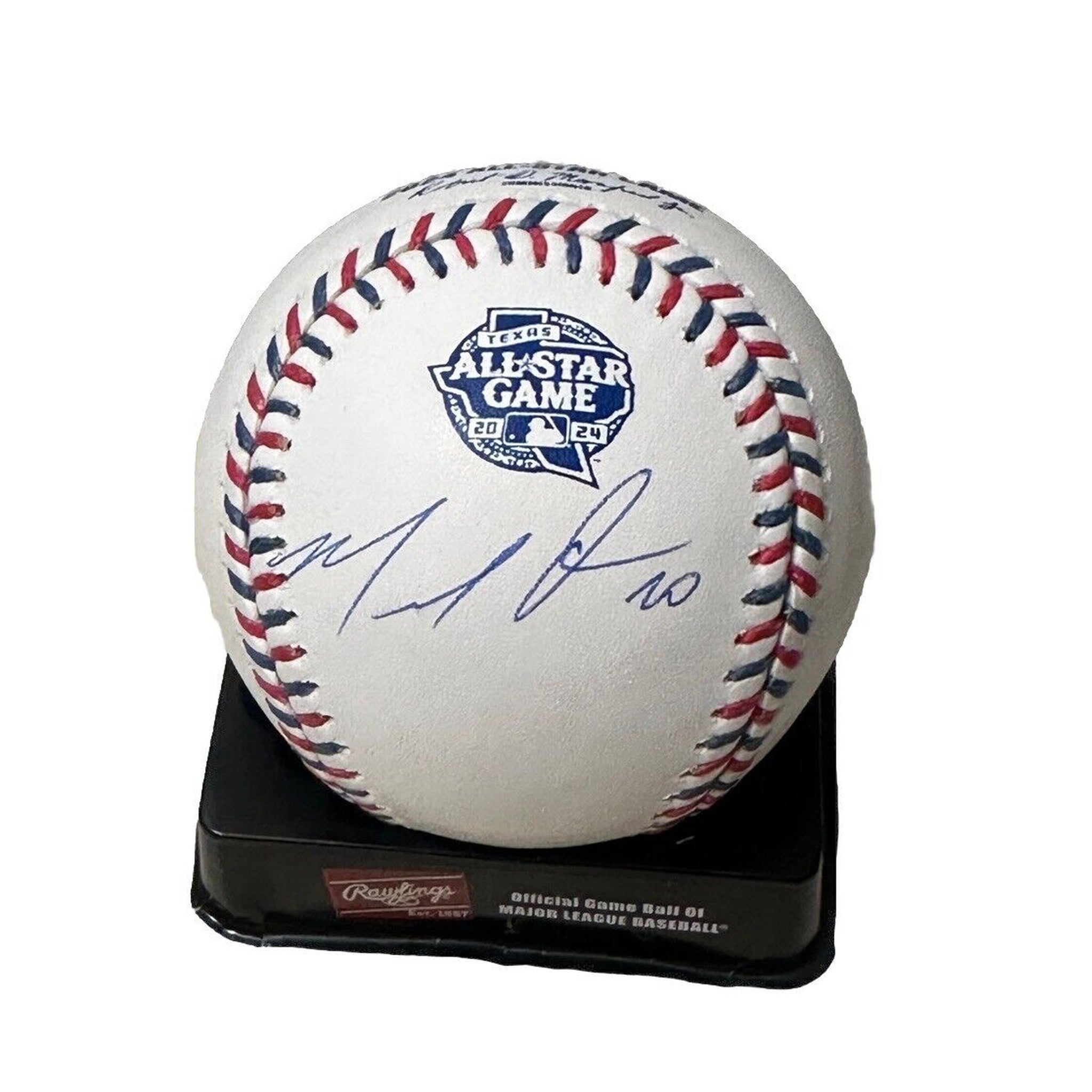 Marcell Ozuna Signed 2024 MLB All Star Game Baseball Atlanta Braves Autograph-Baseball-Right Off The Field