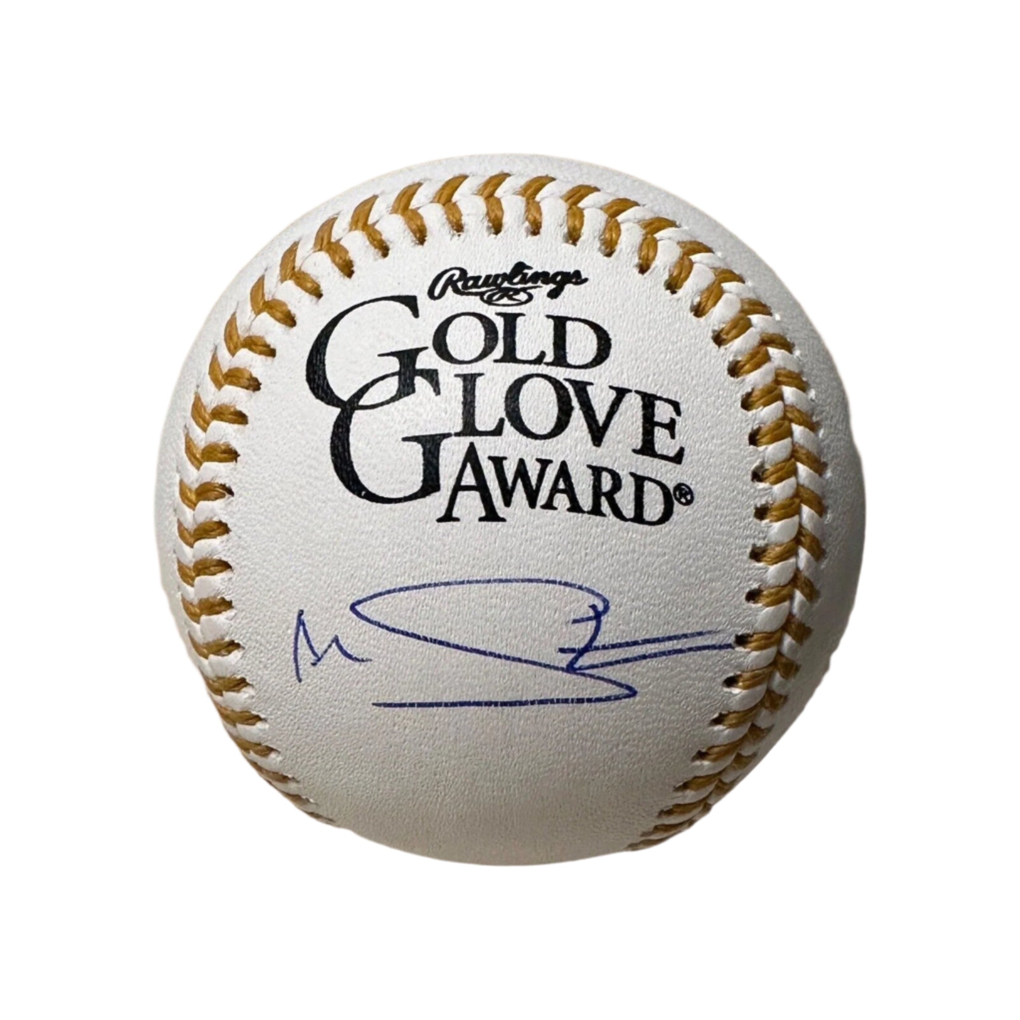 Marcus Stroman New York Yankees Signed Gold Glove Award Baseball JSA COA-Baseball-Right Off The Field