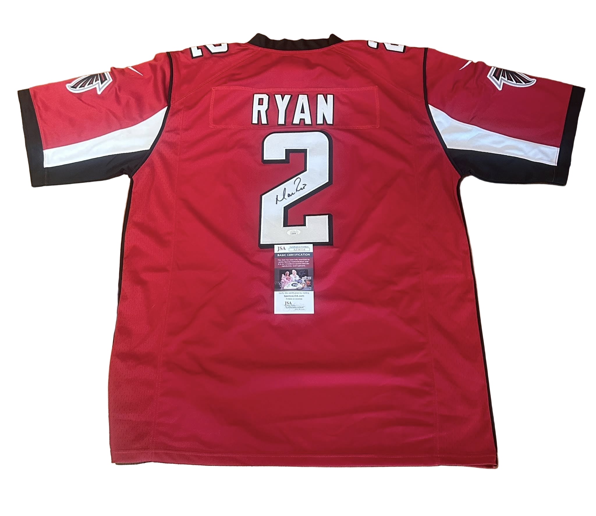 Matt Ryan Signed Autographed Atlanta Falcons Jersey JSA COA-Right Off The Field