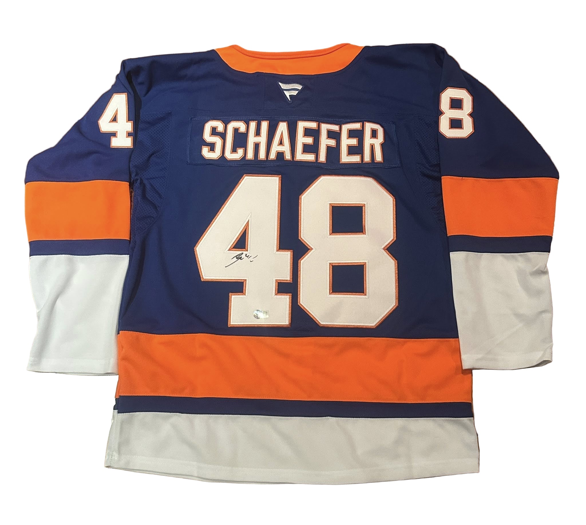 Matthew Schaefer Signed Autographed New York Islanders Jersey Beckett-Right Off The Field
