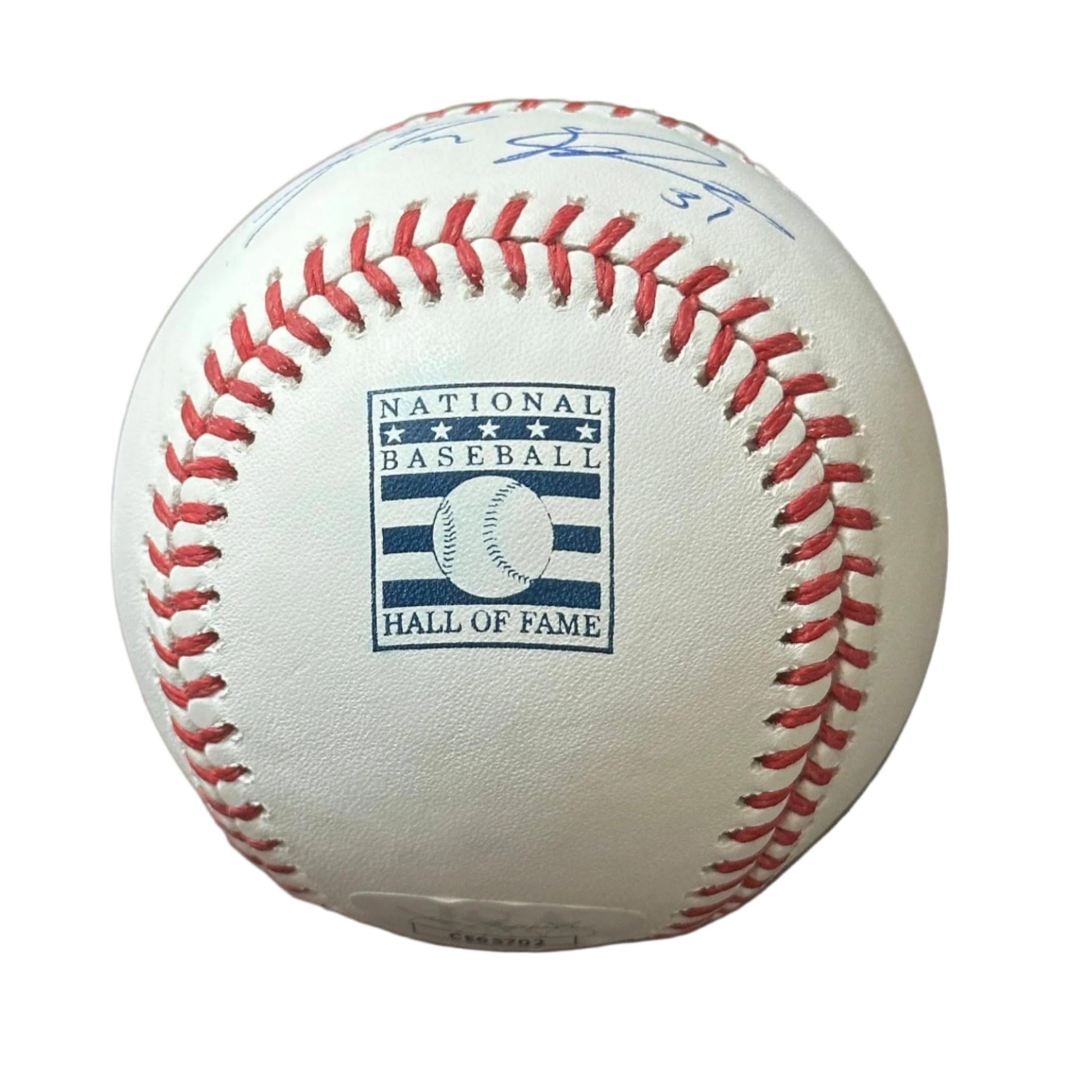 Max Scherzer Autographed Hall of Fame MLB Baseball JSA COA Personalized to Chris-Right Off The Field