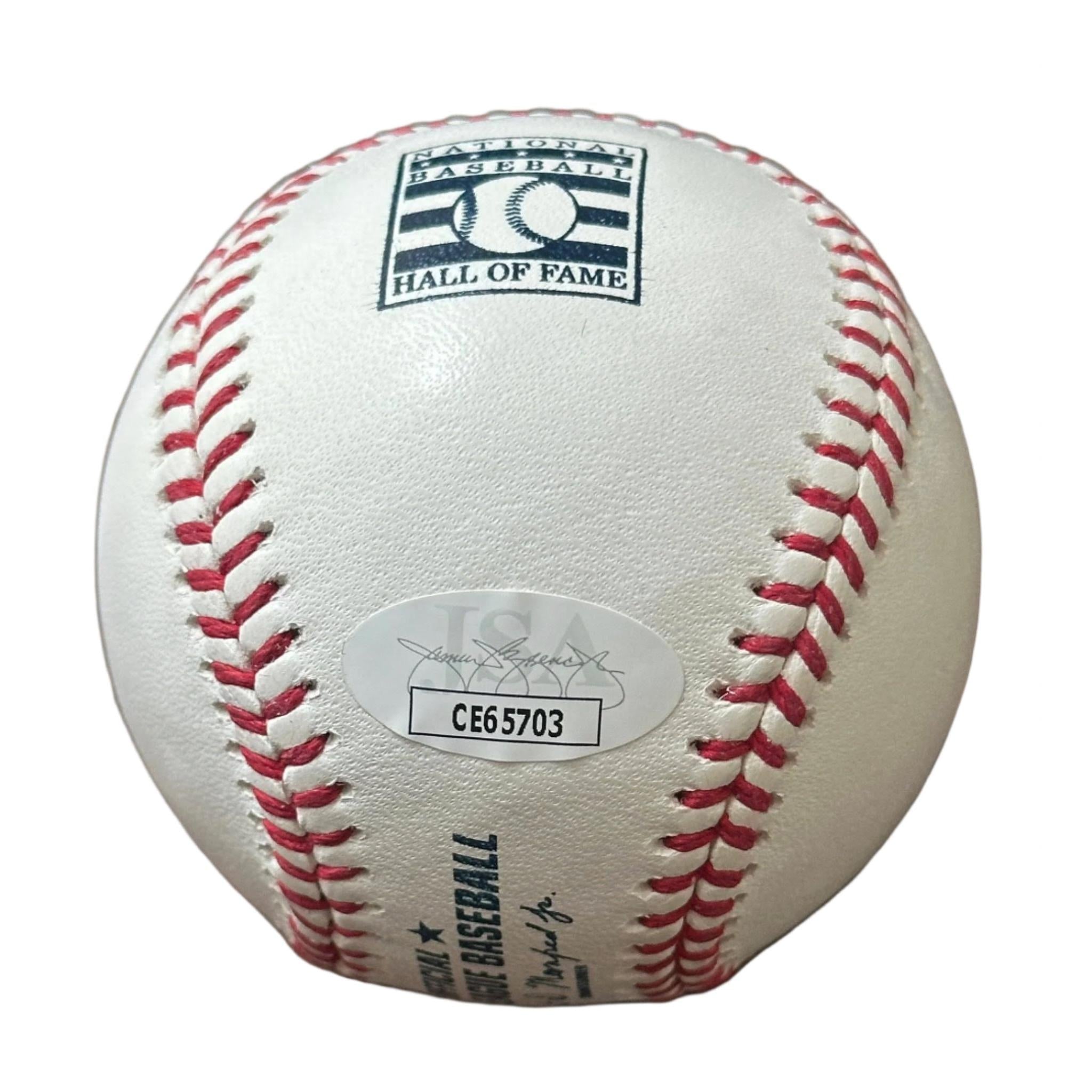 Max Scherzer Autographed Hall of Fame MLB Baseball JSA COA Personalized to Chris-Right Off The Field