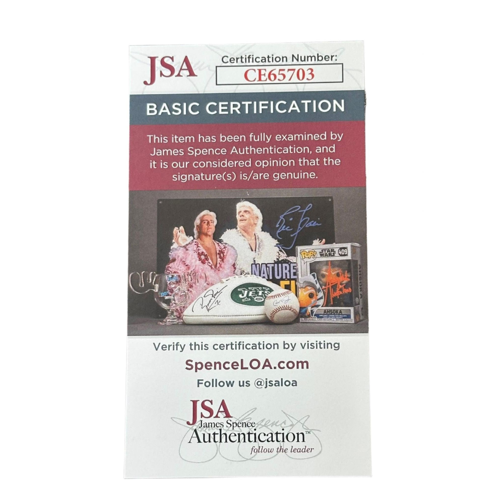 Max Scherzer Autographed Hall of Fame MLB Baseball JSA COA Personalized to Chris-Right Off The Field