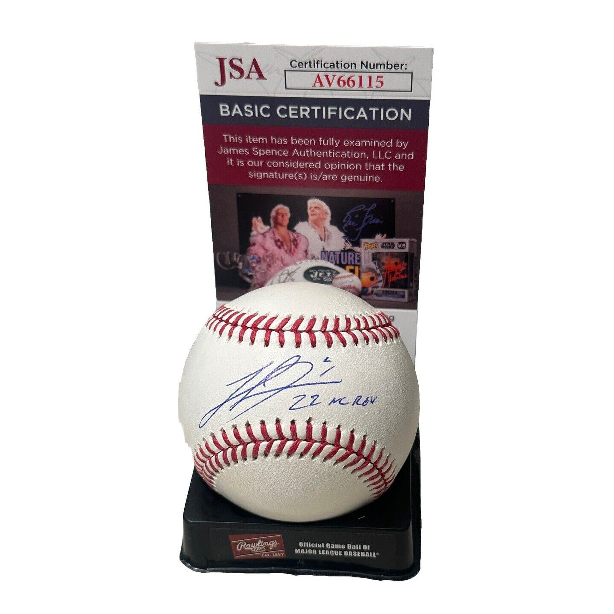 Michael Harris II Signed Official MLB Baseball “22 NL ROY” Inscription JSA COA-Baseball-Right Off The Field