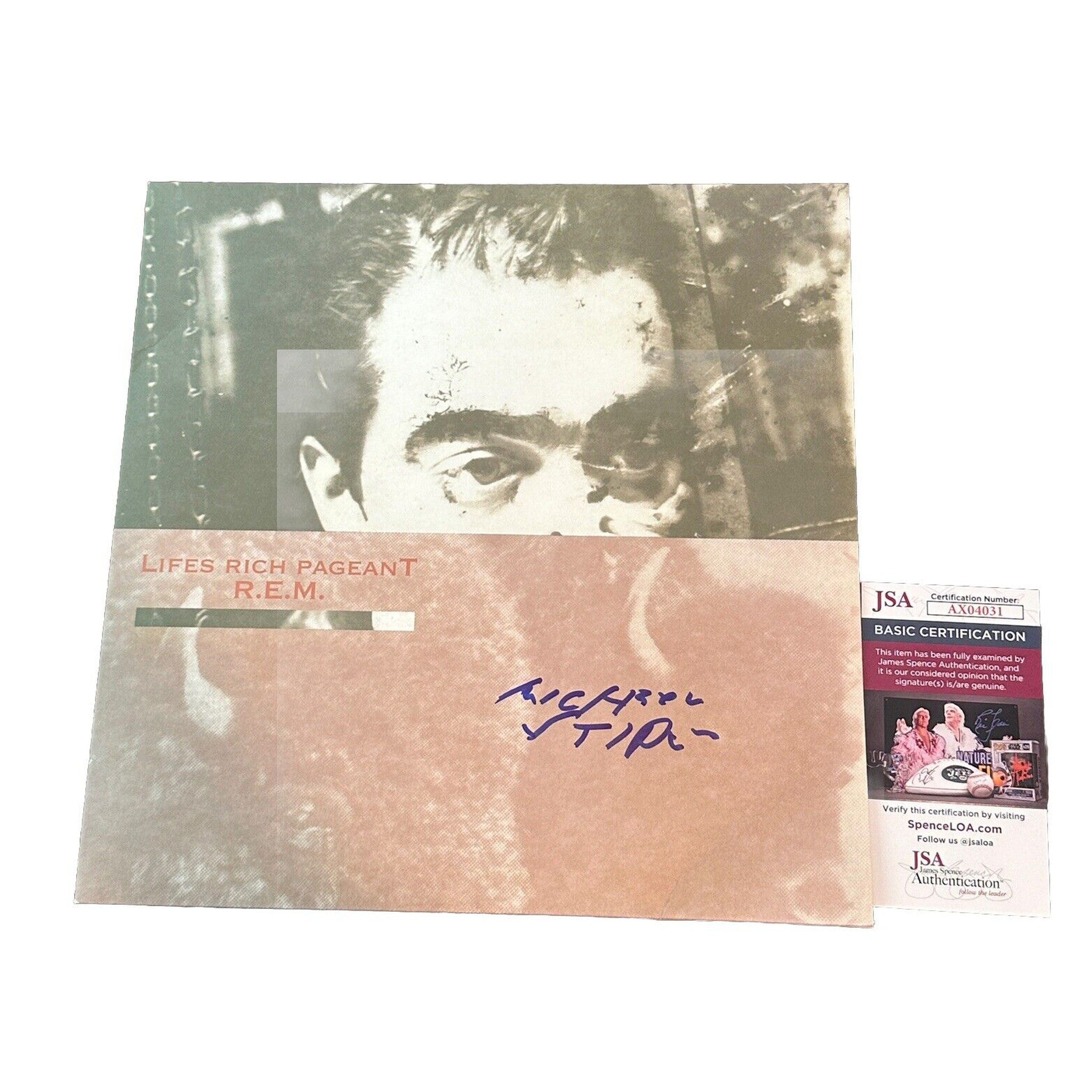Michael Stipe R.E.M. Signed “Lifes Rich Pageant” LP Vinyl JSA COA-Entertainment-Right Off The Field
