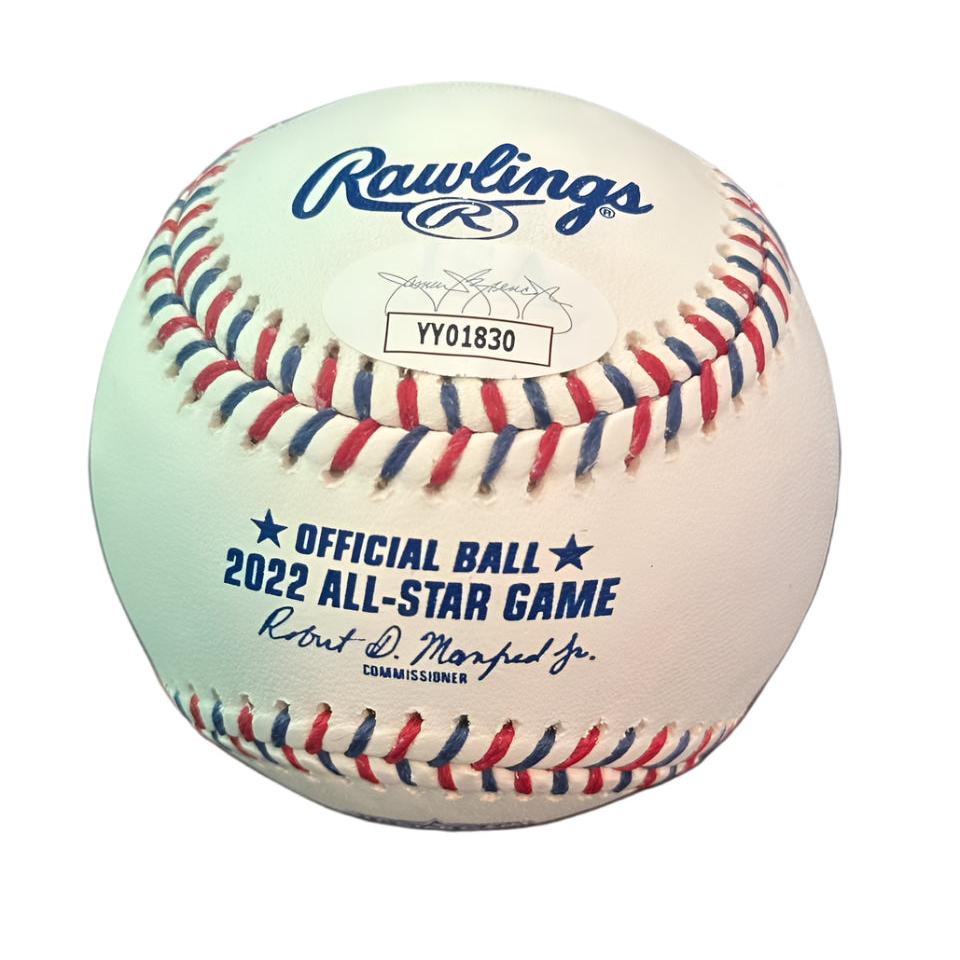 Mike Trout Los Angeles Angels Autographed 2022 All Star Game Baseball JSA LOA-Right Off The Field