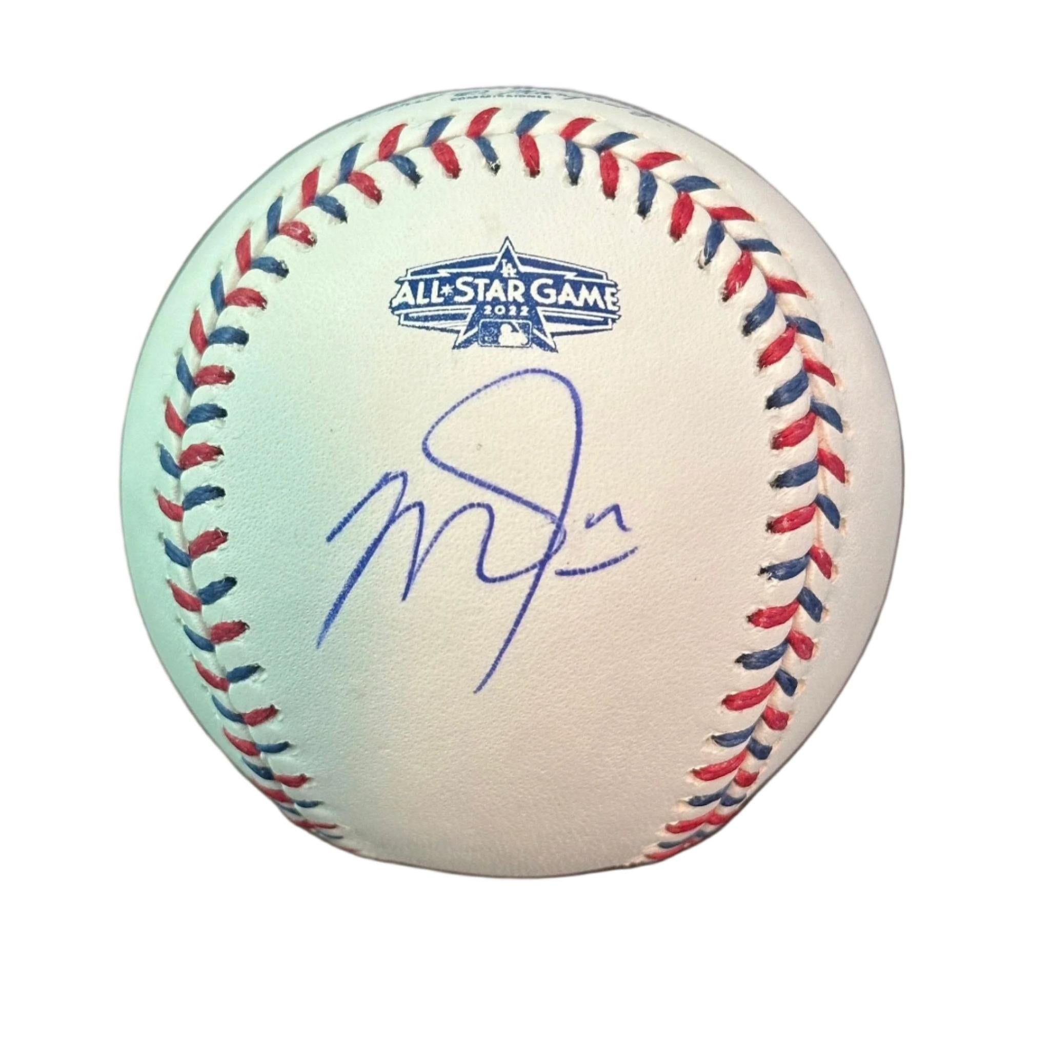 Mike Trout Los Angeles Angels Autographed 2022 All Star Game Baseball JSA LOA-Right Off The Field