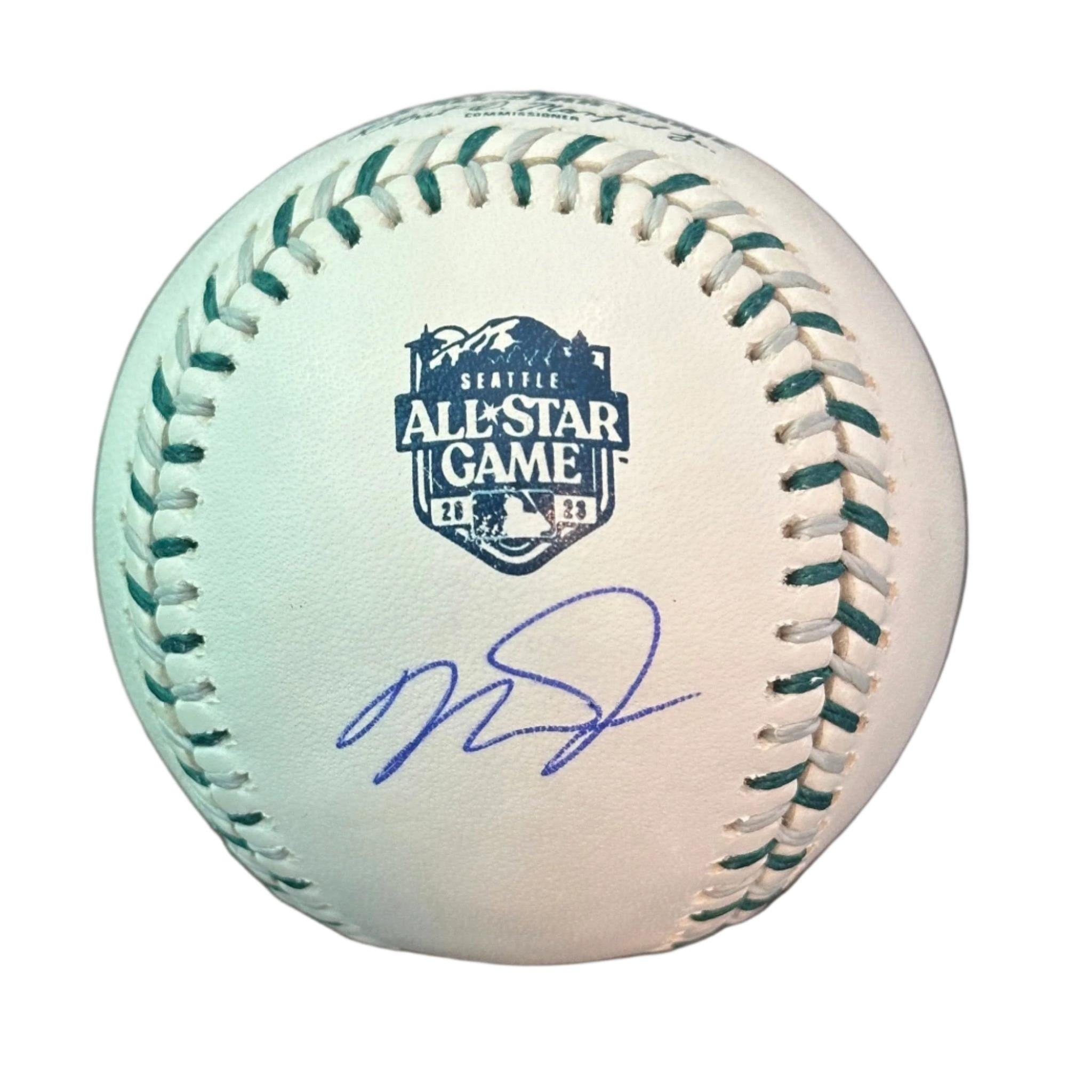 Mike Trout Los Angeles Angels Autographed 2023 All Star Game Baseball JSA LOA-Right Off The Field