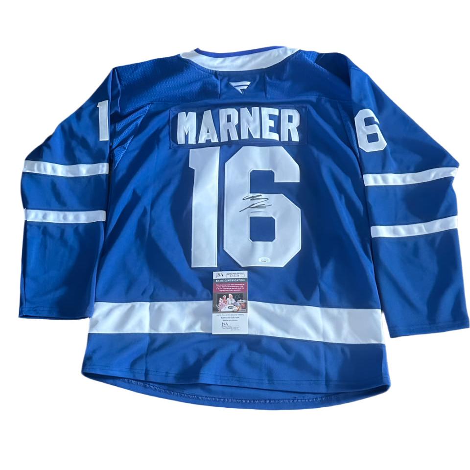 Mitch Marner Autographed Toronto Maple Leafs Jersey JSA COA-Right Off The Field