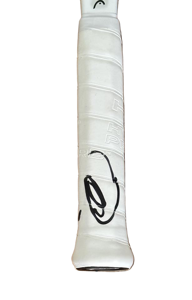 Novak Djokovic Autographed Head Speed Tennis Racket JSA COA-Right Off The Field