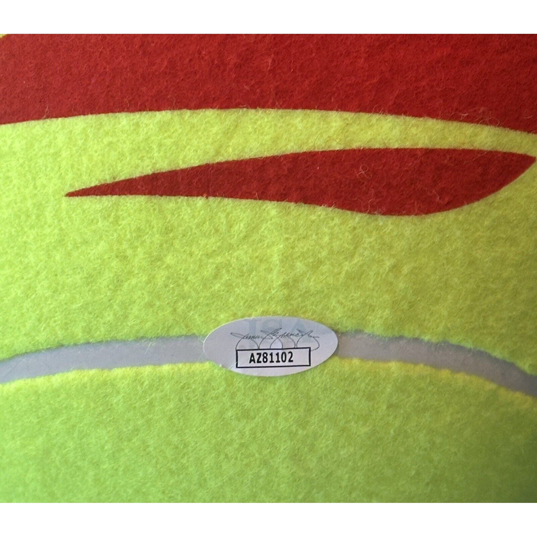 Novak Djokovic Autographed Wilson US Open Jumbo 10” Tennis Ball JSA COA-Tennis-Right Off The Field