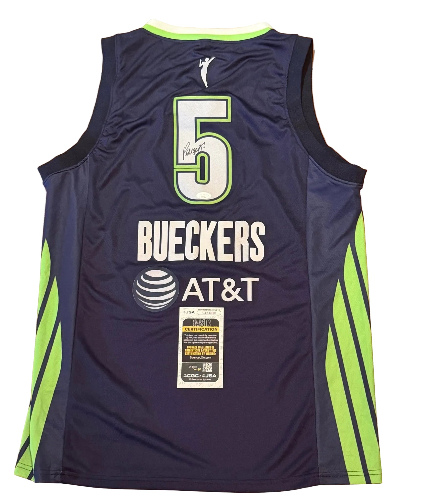Paige Bueckers Autographed Dallas Wings Jersey JSA COA-Right Off The Field