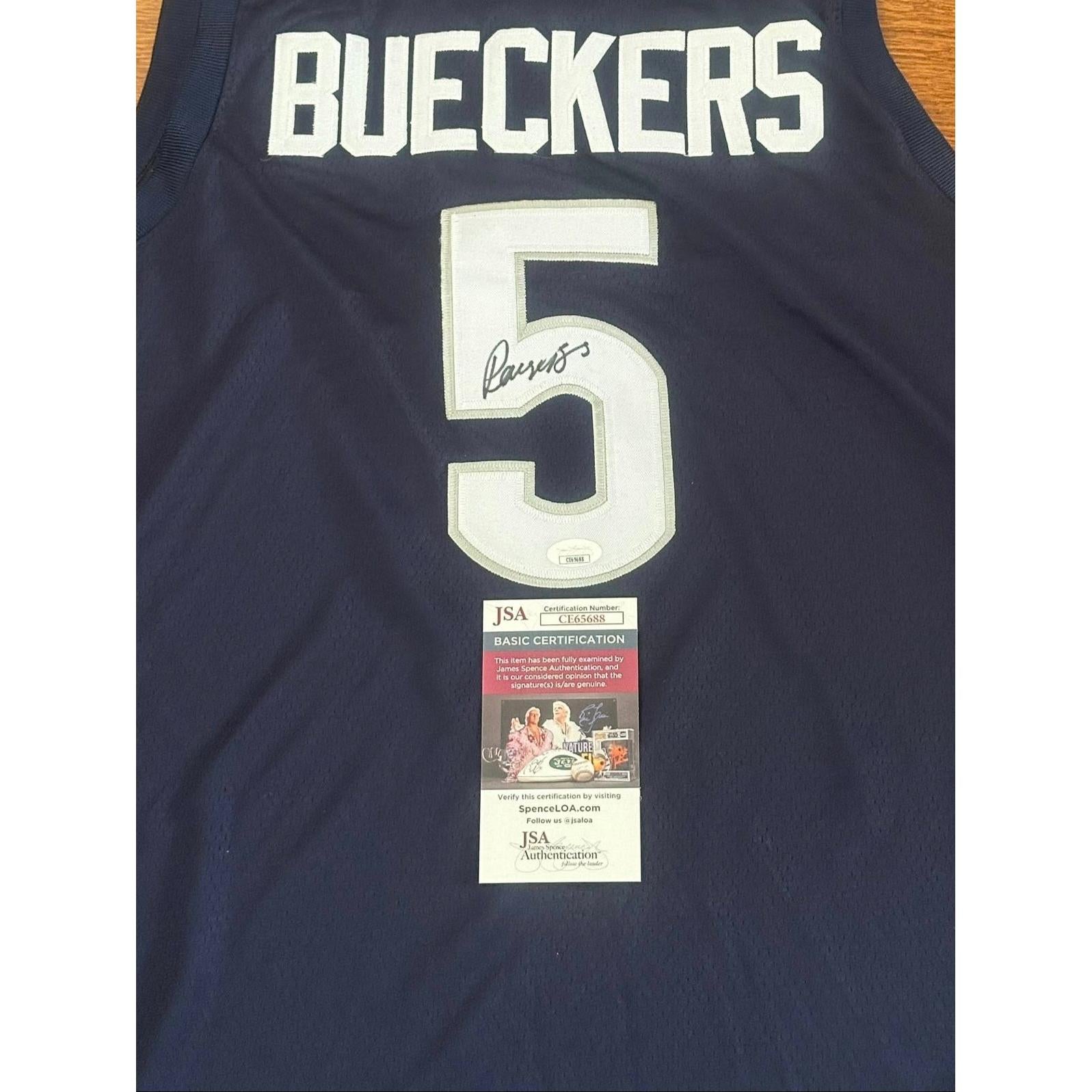 Paige Bueckers Autographed UConn Huskies Jersey JSA COA-Right Off The Field