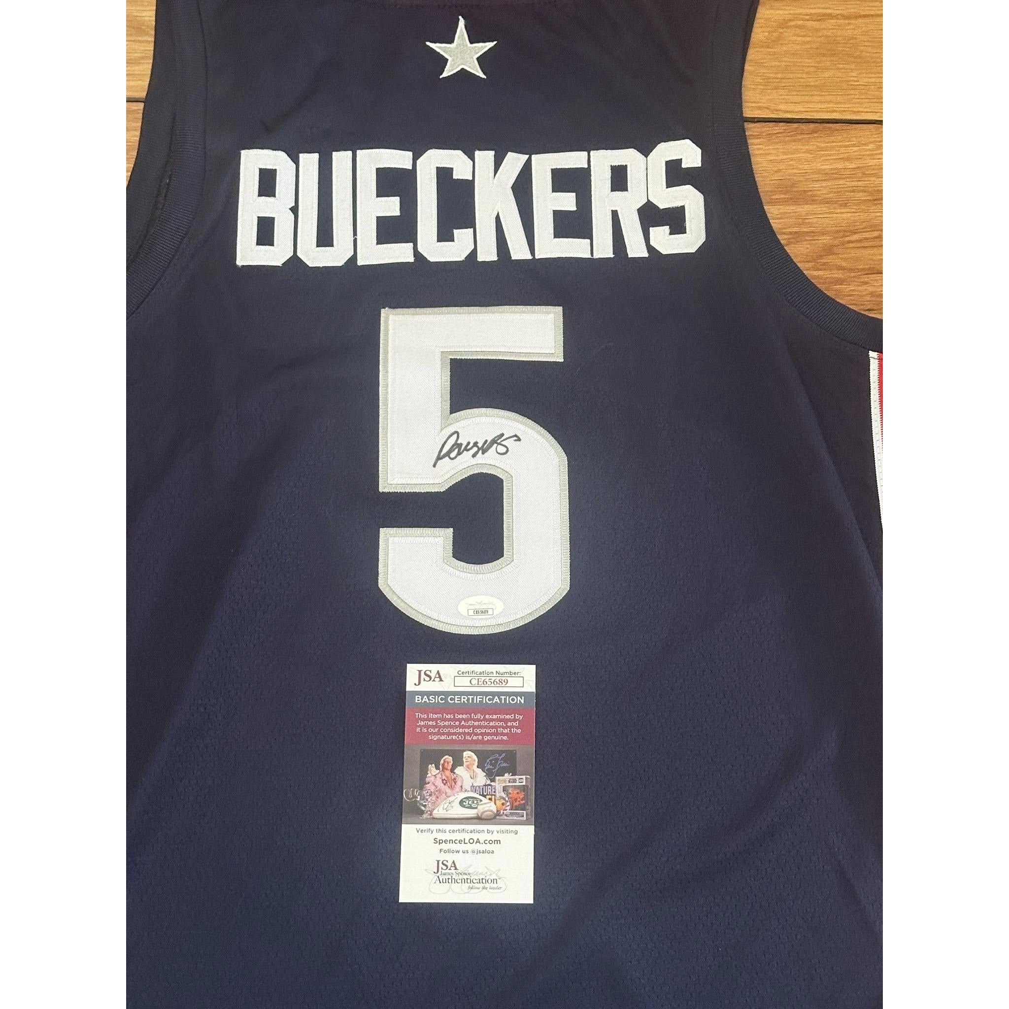 Paige Bueckers Autographed UConn Huskies Jersey JSA COA-Right Off The Field