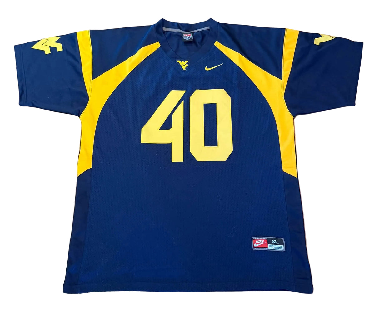 Pat McAfee Autographed West Virginia WVU Jersey JSA COA-Right Off The Field