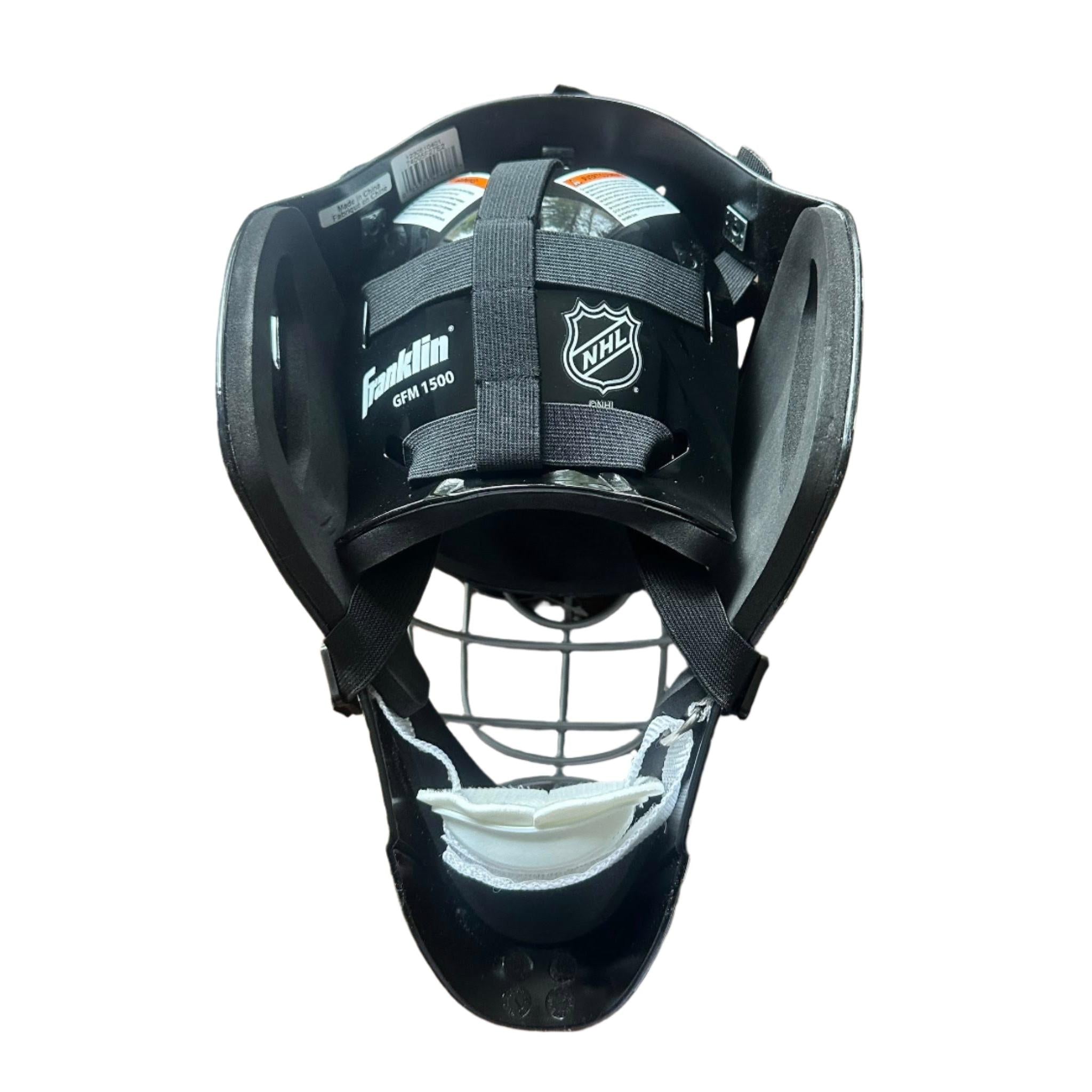 Patrick Roy Autographed Colorado Avalanche Franklin Full Size Goalie Mask JSA COA-Right Off The Field