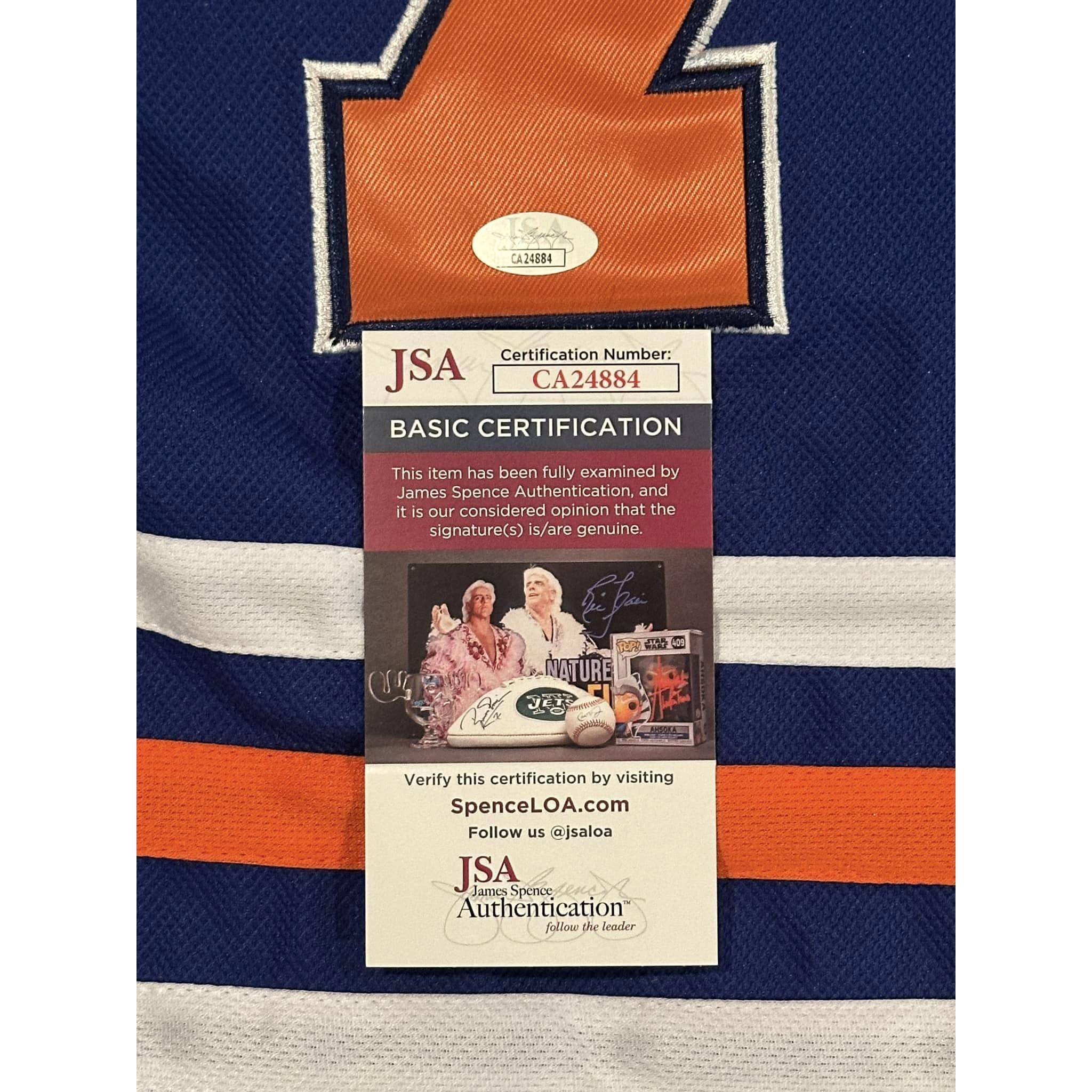 Paul Coffey Autographed Edmonton Oilers Jersey JSA COA-Right Off The Field