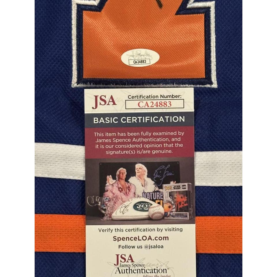 Paul Coffey Autographed Edmonton Oilers Jersey JSA COA-Right Off The Field