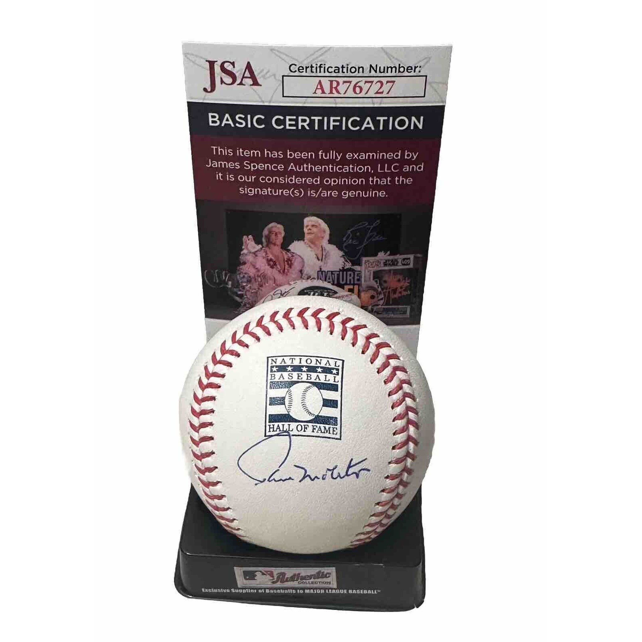Paul Molitor Autographed Hall of Fame MLB Baseball JSA COA Milwaukee Brewers-Baseball-Right Off The Field