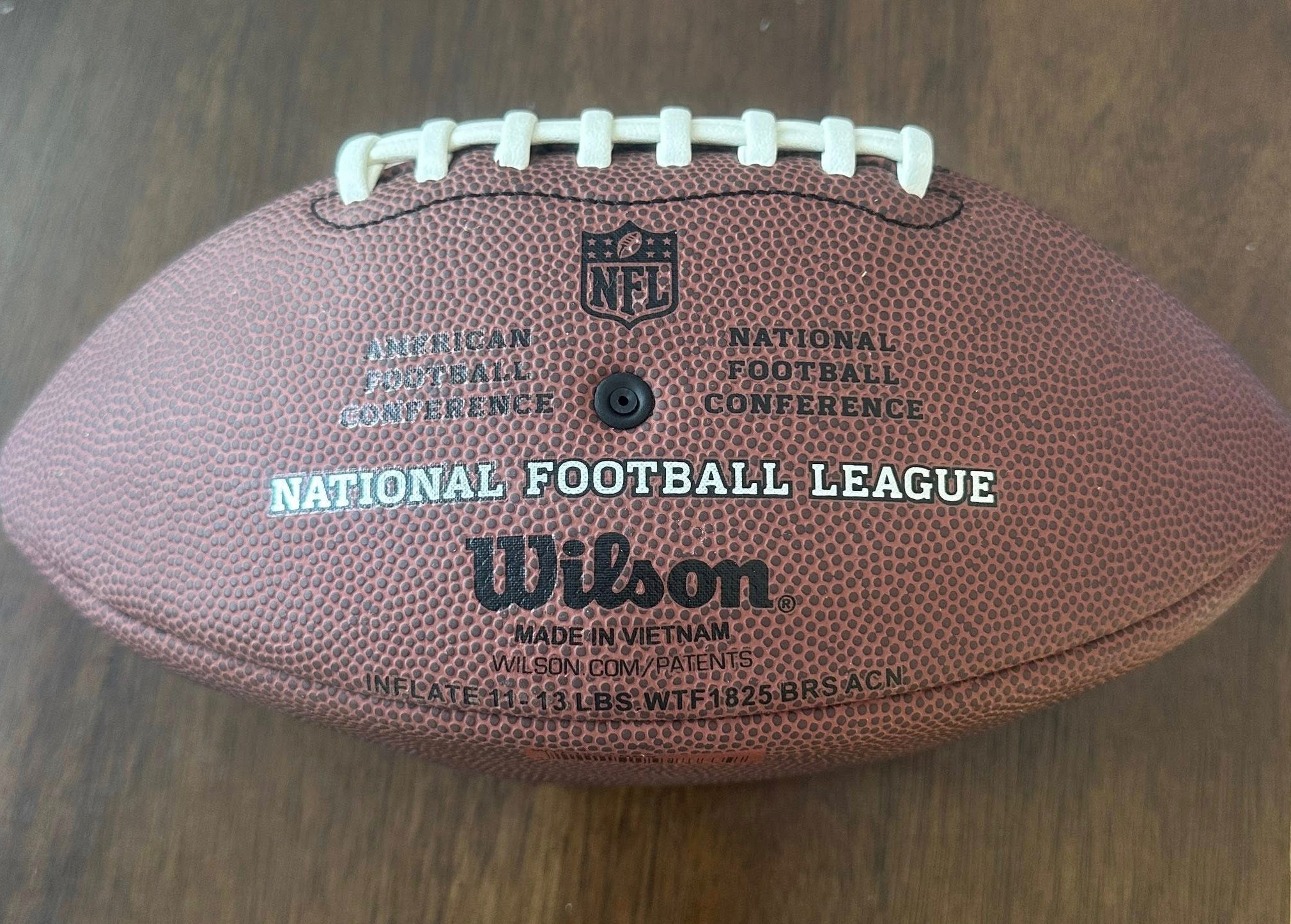 Phil Simms Autographed & Inscribed Wilson Composite Replica Football JSA COA-Right Off The Field