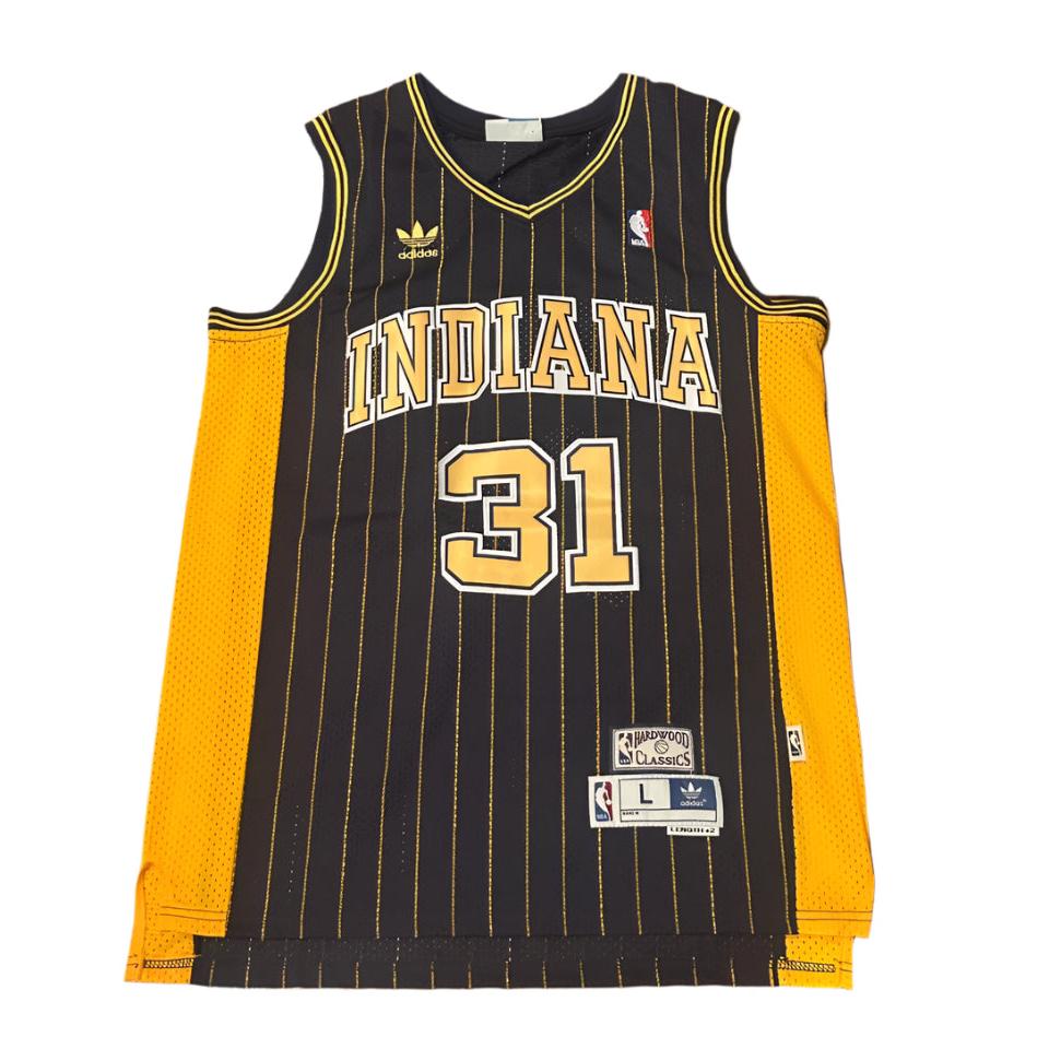 Reggie Miller Autographed Indiana Pacers Jersey JSA LOA-Right Off The Field