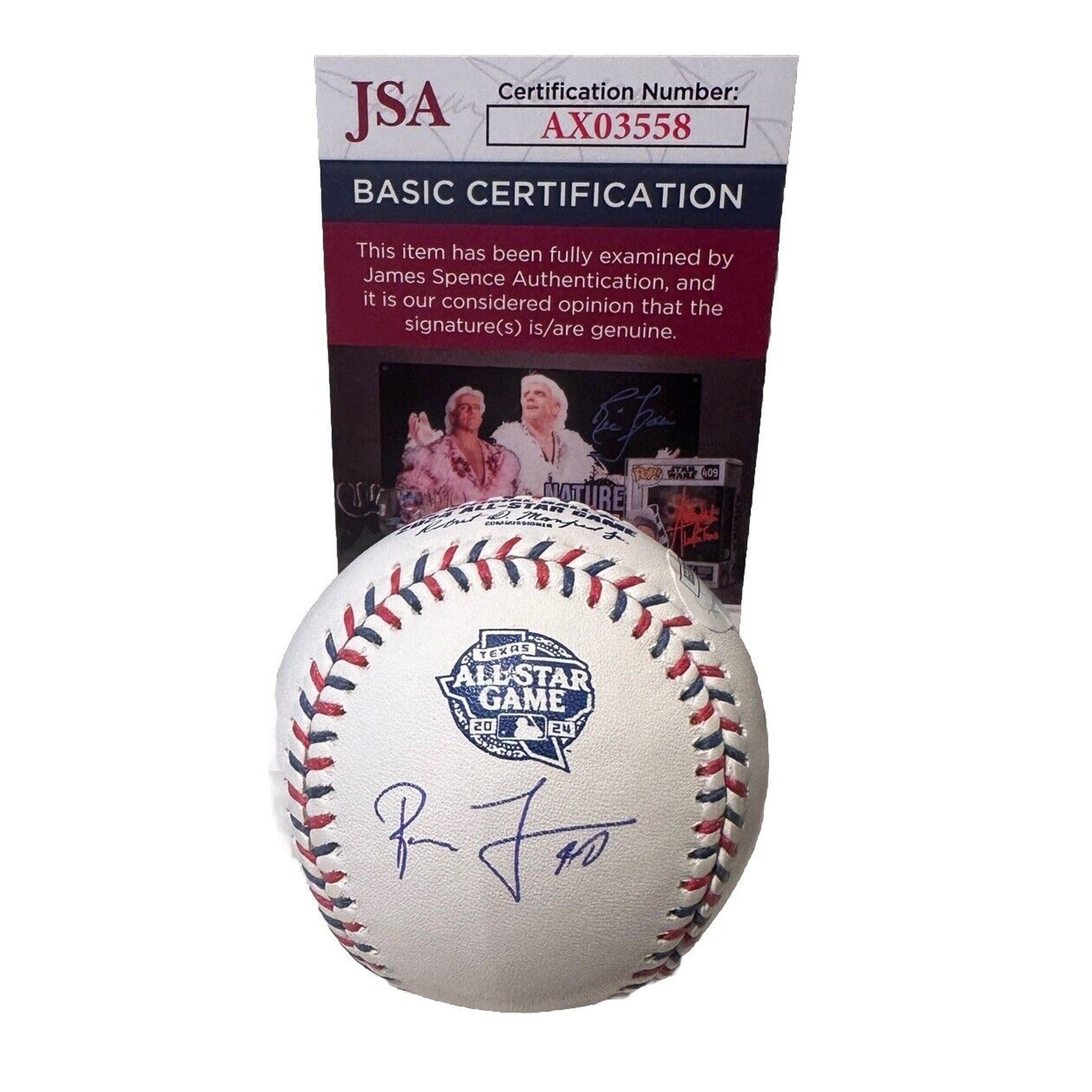 Reynaldo Lopez Atlanta Braves Signed 2024 MLB All Star Game Baseball JSA COA-Baseball-Right Off The Field