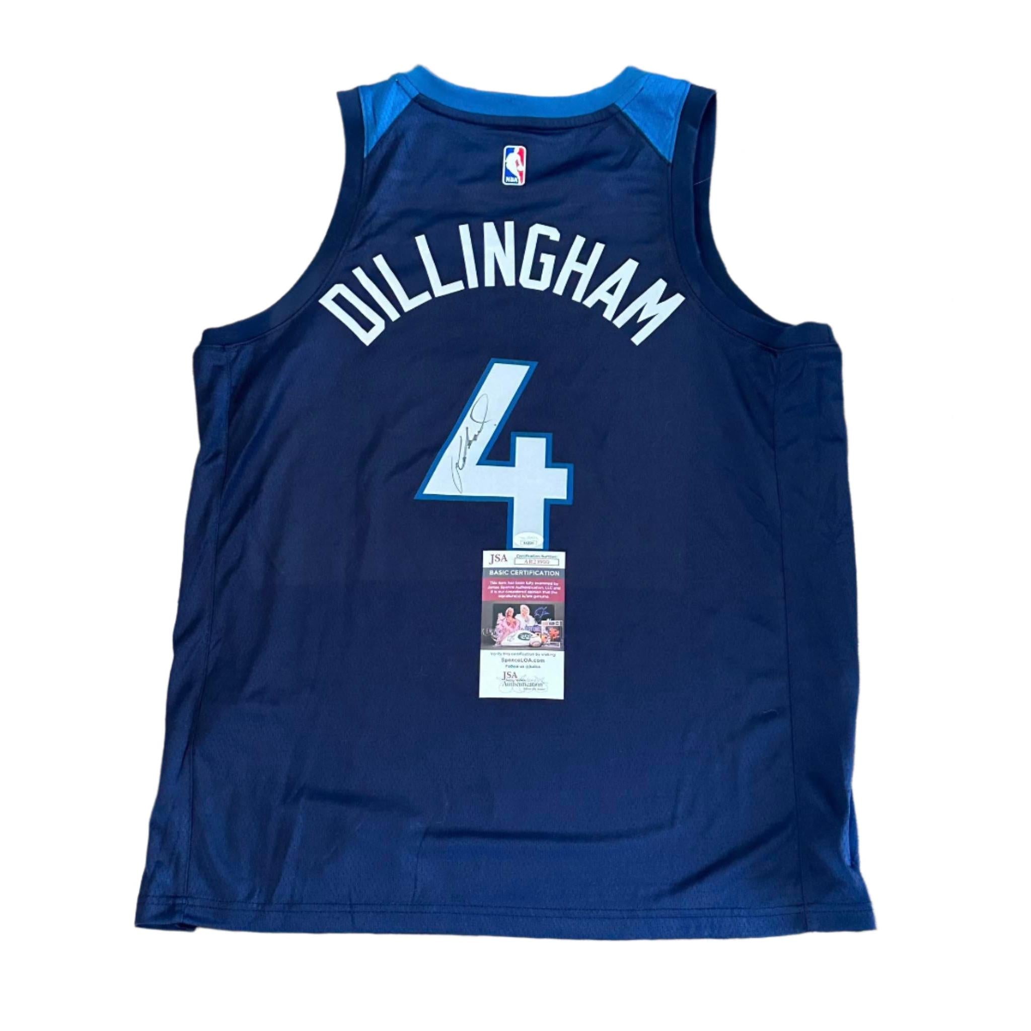 Rob Dillingham Autographed Minnesota Timberwolves Jersey JSA COA