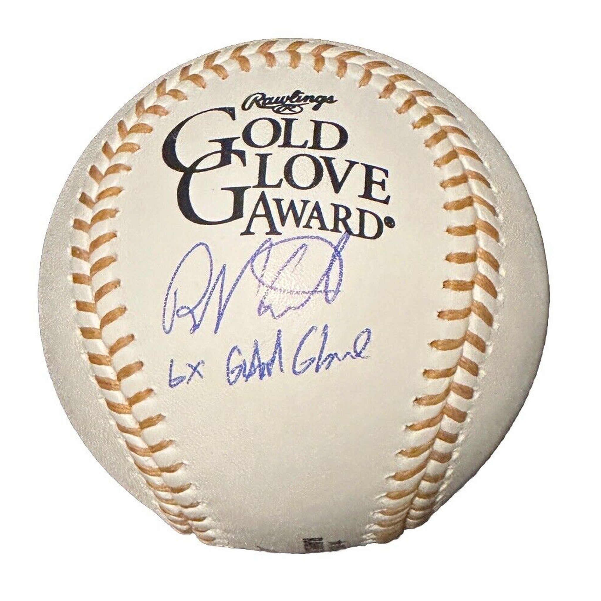 Robin Ventura Autographed Gold Glove Award Baseball “6x Gold Glove” Inscription-Baseball-Right Off The Field