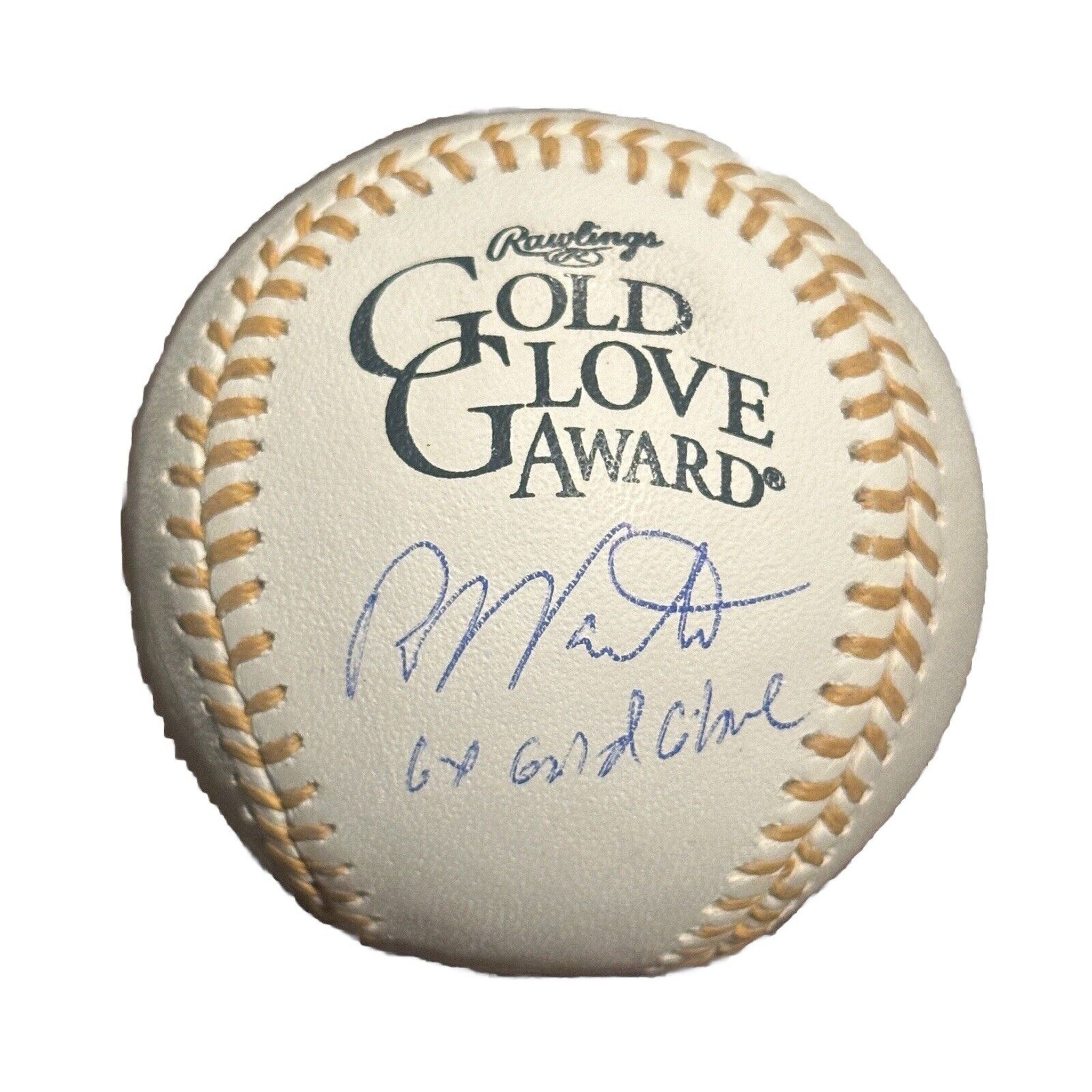 Robin Ventura Autographed Gold Glove Award Baseball “6x Gold Glove” Inscription-Baseball-Right Off The Field