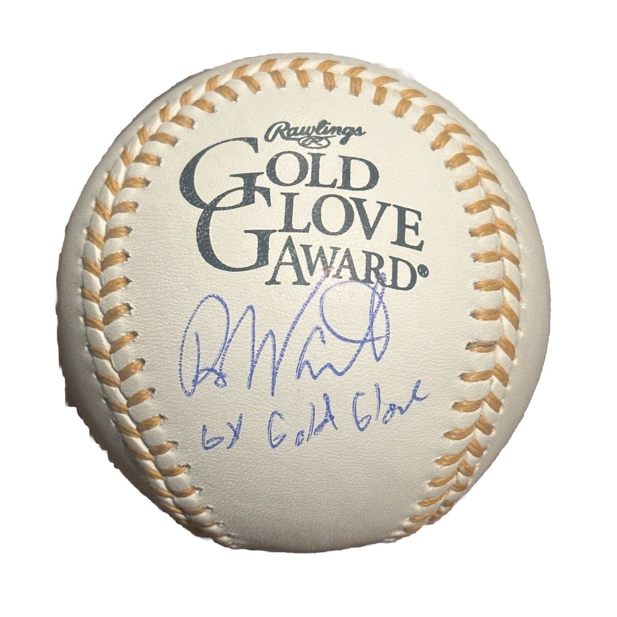 Robin Ventura Autographed Gold Glove Award Baseball “6x Gold Glove” Inscription-Baseball-Right Off The Field