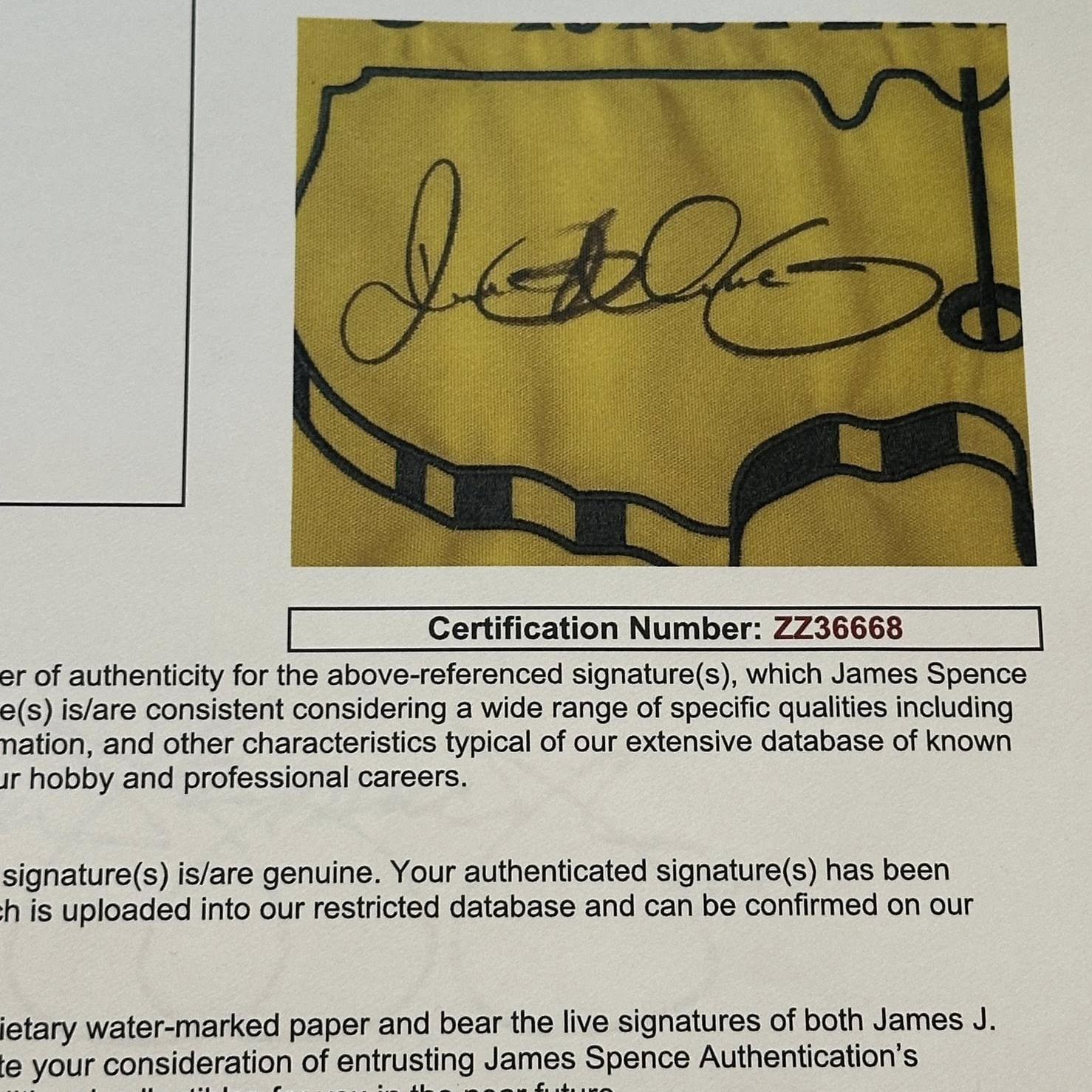 Rory McIlroy Autographed 2025 Masters Pin Flag JSA LOA Grand Slam Winner-Right Off The Field