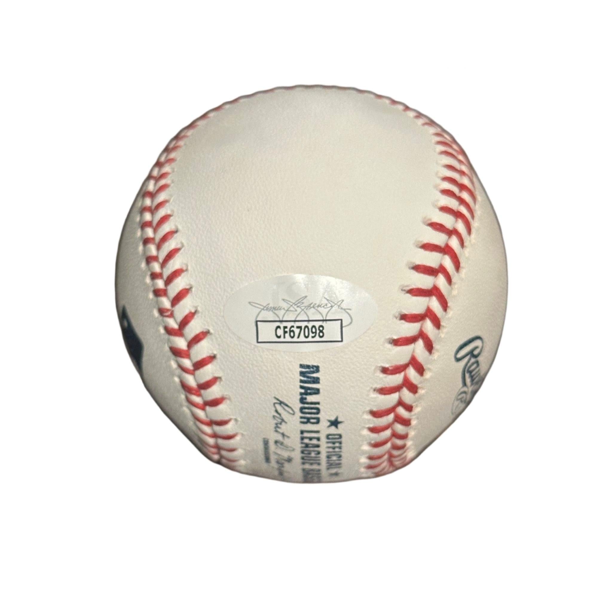 Salvador Perez Kansas City Royals Autographed Official MLB Baseball JSA COA-Right Off The Field