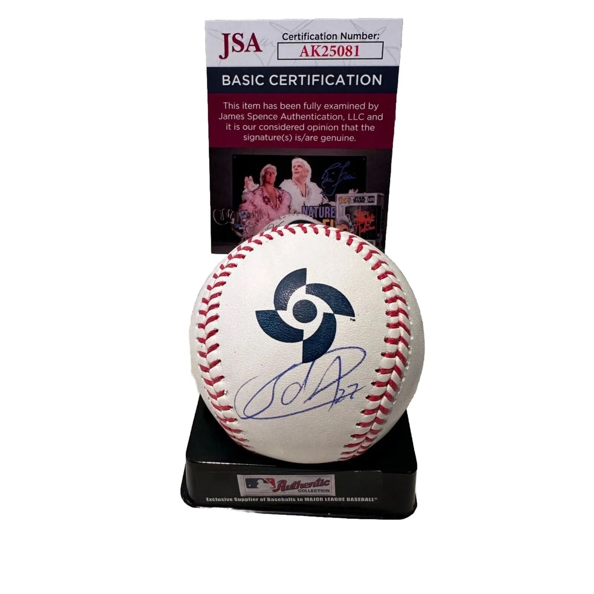 Sandy Alcantara Signed 2023 World Baseball Classic Official Baseball JSA COA-Baseball-Right Off The Field