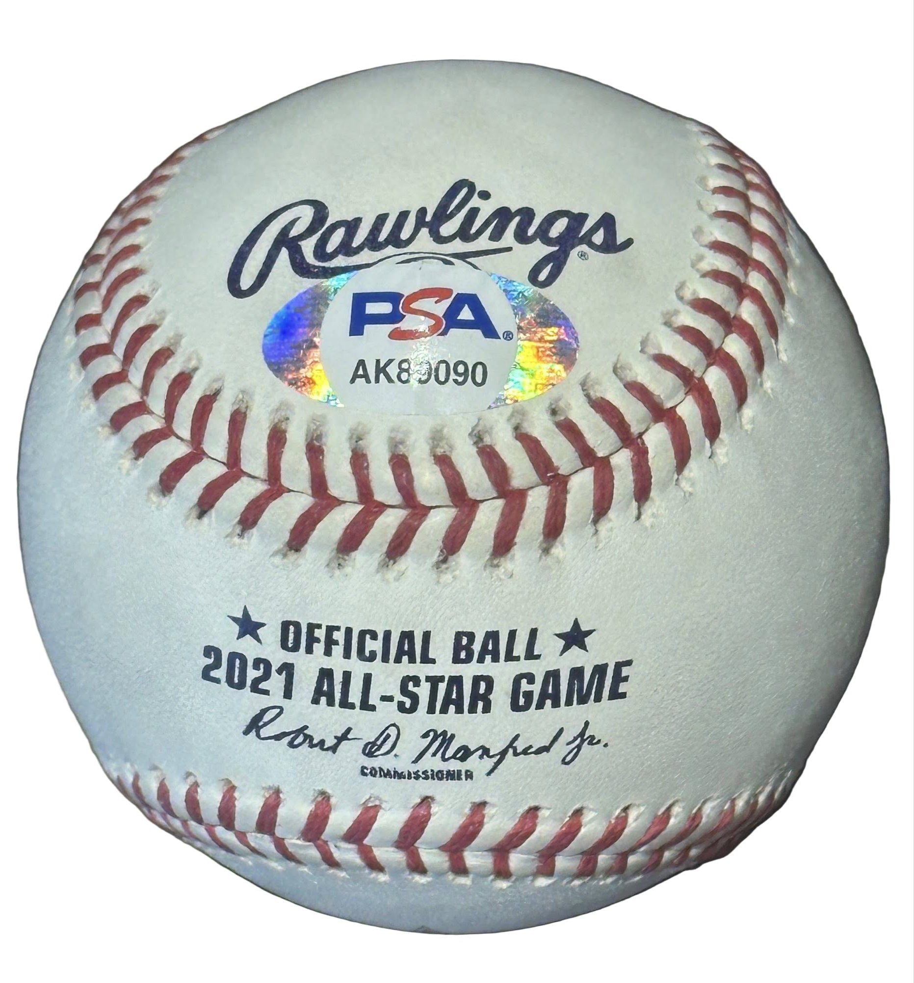 Shane Bieber Autographed 2021 MLB All Star Game Baseball PSA COA Guardians-Right Off The Field
