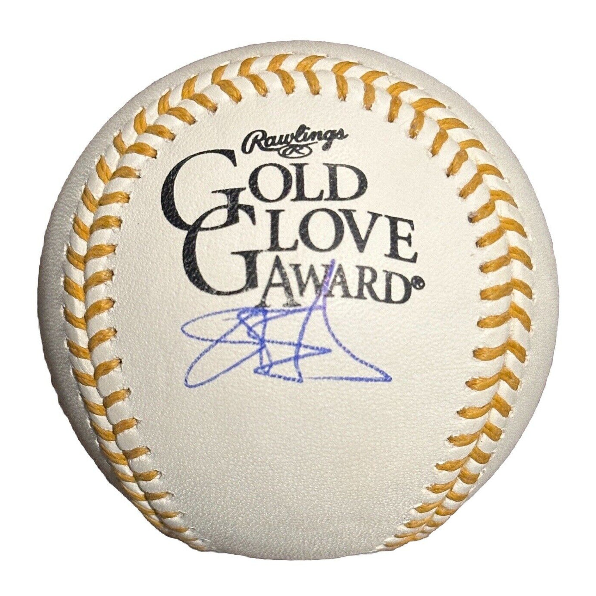 Shane Bieber Cleveland Guardians Autographed Gold Glove Award Baseball-Baseball-Right Off The Field