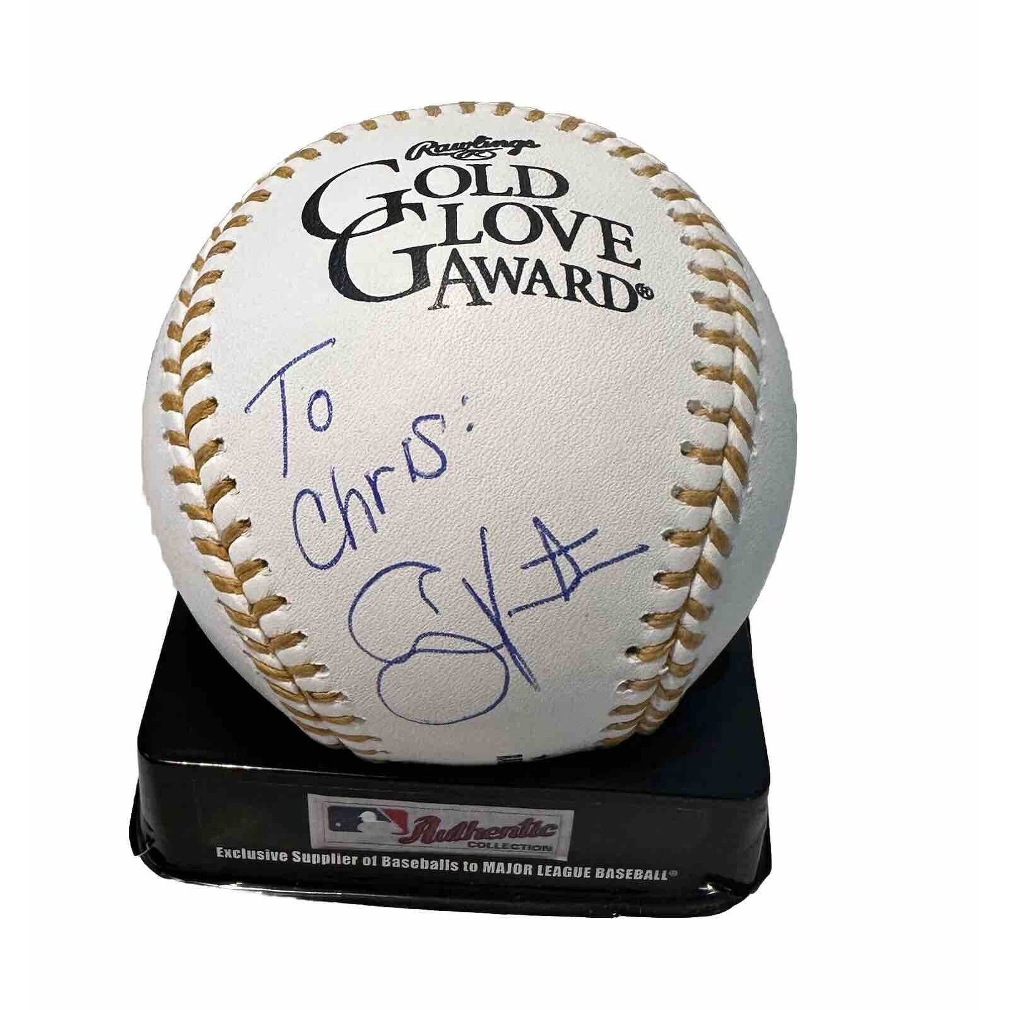 Shane Victorino Autographed Official Gold Glove Award Baseball Personalized-Baseball-Right Off The Field