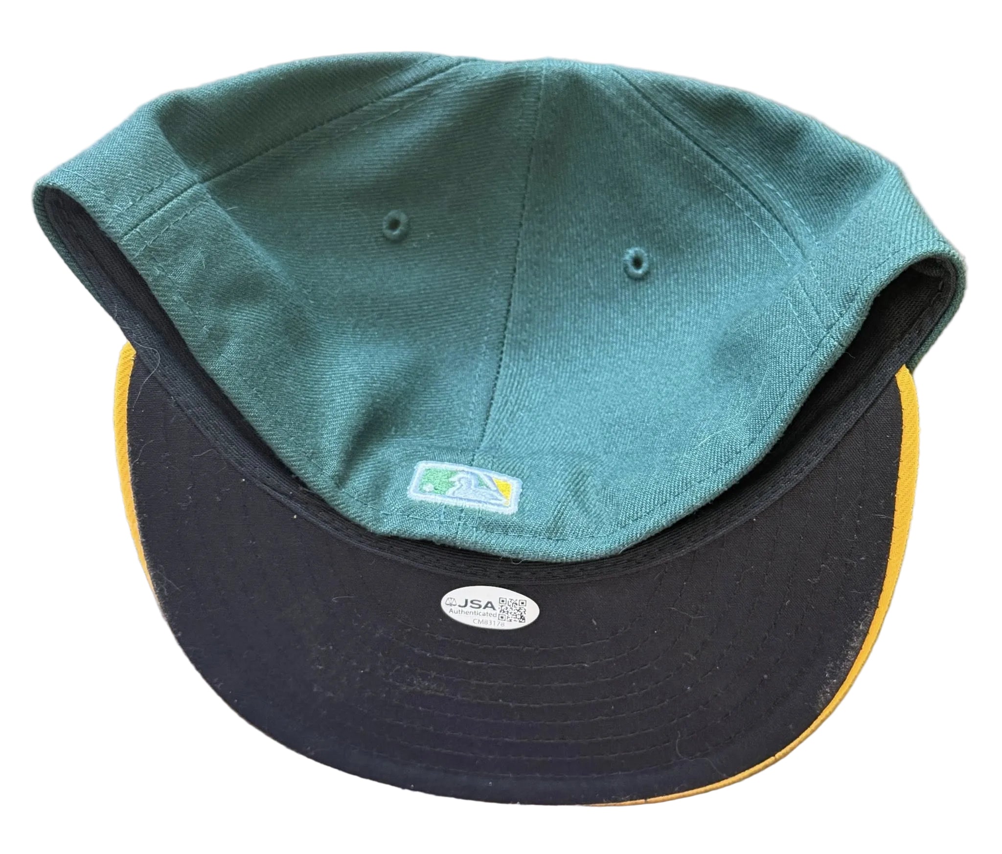 Shea Langeliers Autographed Oakland A's Authentic On-Field Hat JSA COA-Right Off The Field