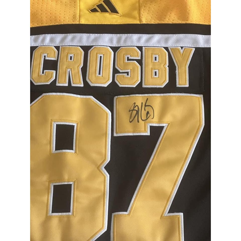 Sidney Crosby Autographed Pittsburgh Penguins Jersey JSA LOA-Right Off The Field