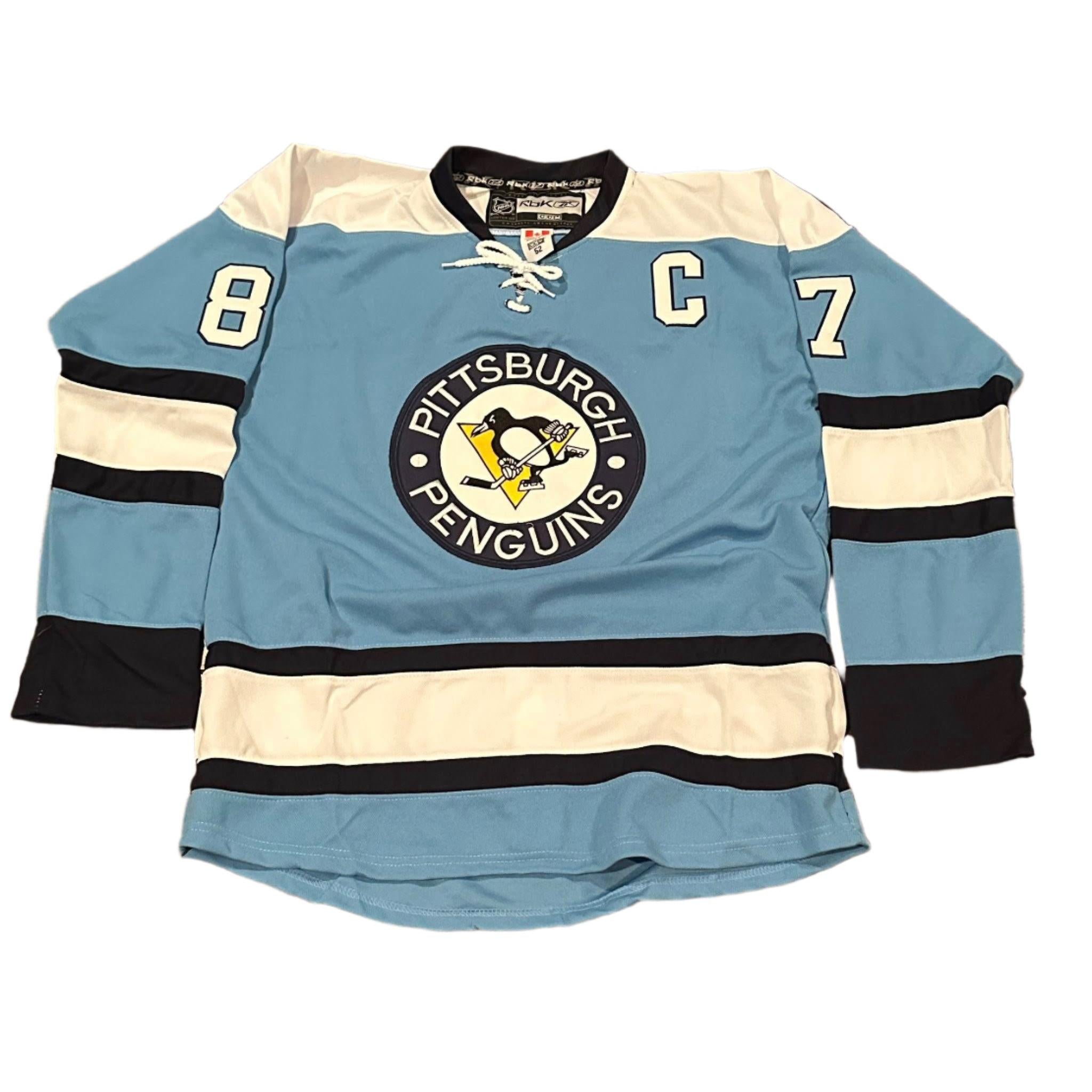 Sidney Crosby Autographed Pittsburgh Penguins Winter Classic Jersey JSA LOA-Right Off The Field