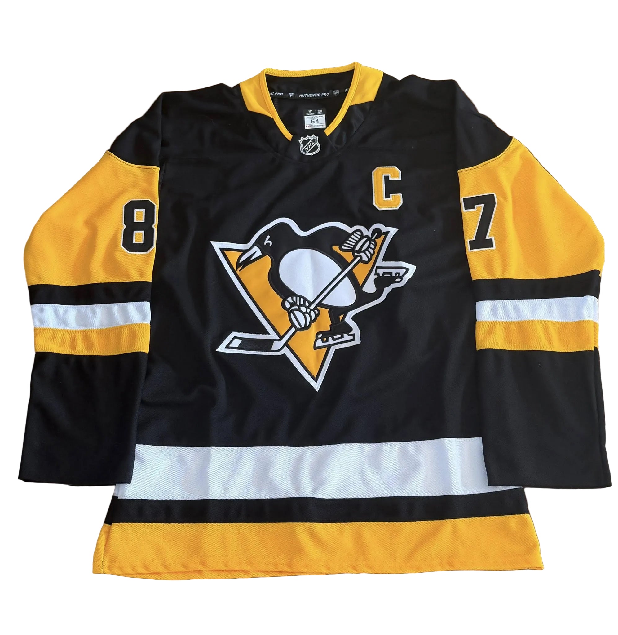 Sidney Crosby Pittsburgh Penguins Jersey Size 54-Right Off The Field