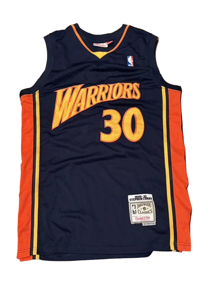 Stephen Curry Golden State Warriors 2009-10 Throwback Jersey Size 44-Right Off The Field
